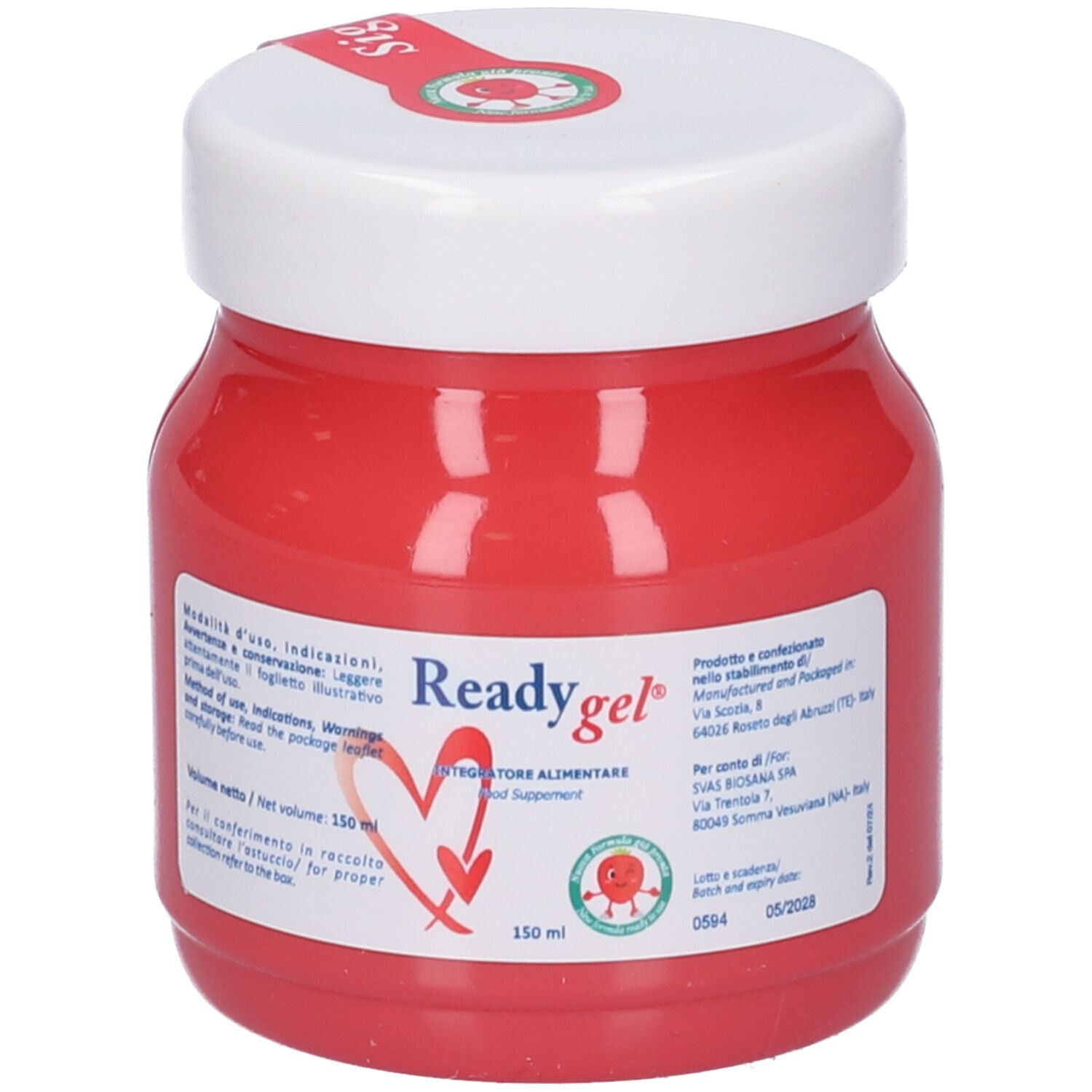 Ready Gel Trattamento Pediatrico Anti Nausea alla Fragola