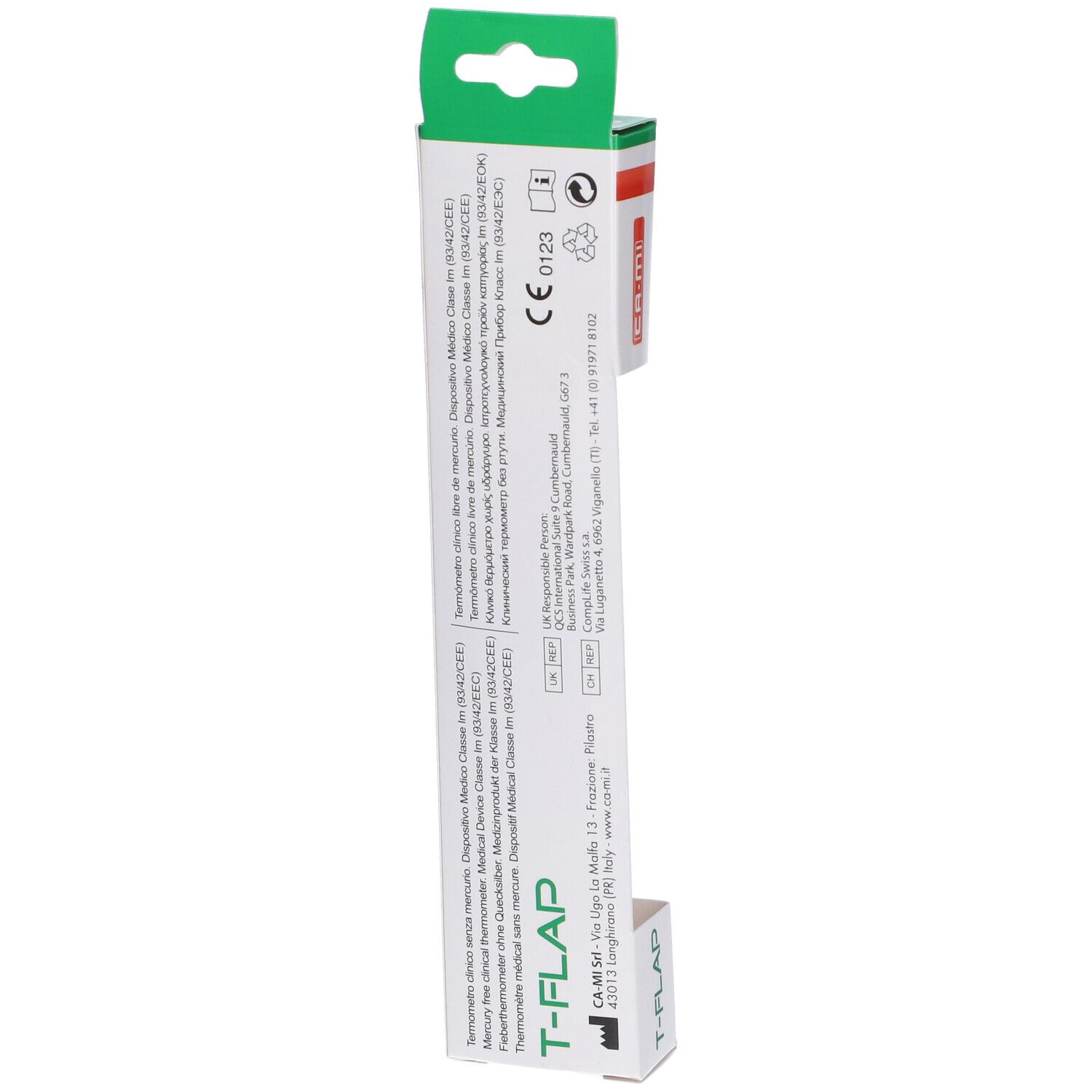 Termometro Clinico T Flap No Mercurio