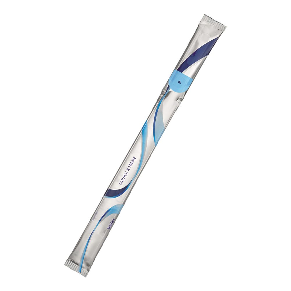 Catetere Vescicale Autolubrificante Liquick X-Treme Rivestimento Idrofilo Diametro Ch10 Lunghezza 43 Cm Punta Ergothan 2 Fori Sfalsati 30 Pezzi