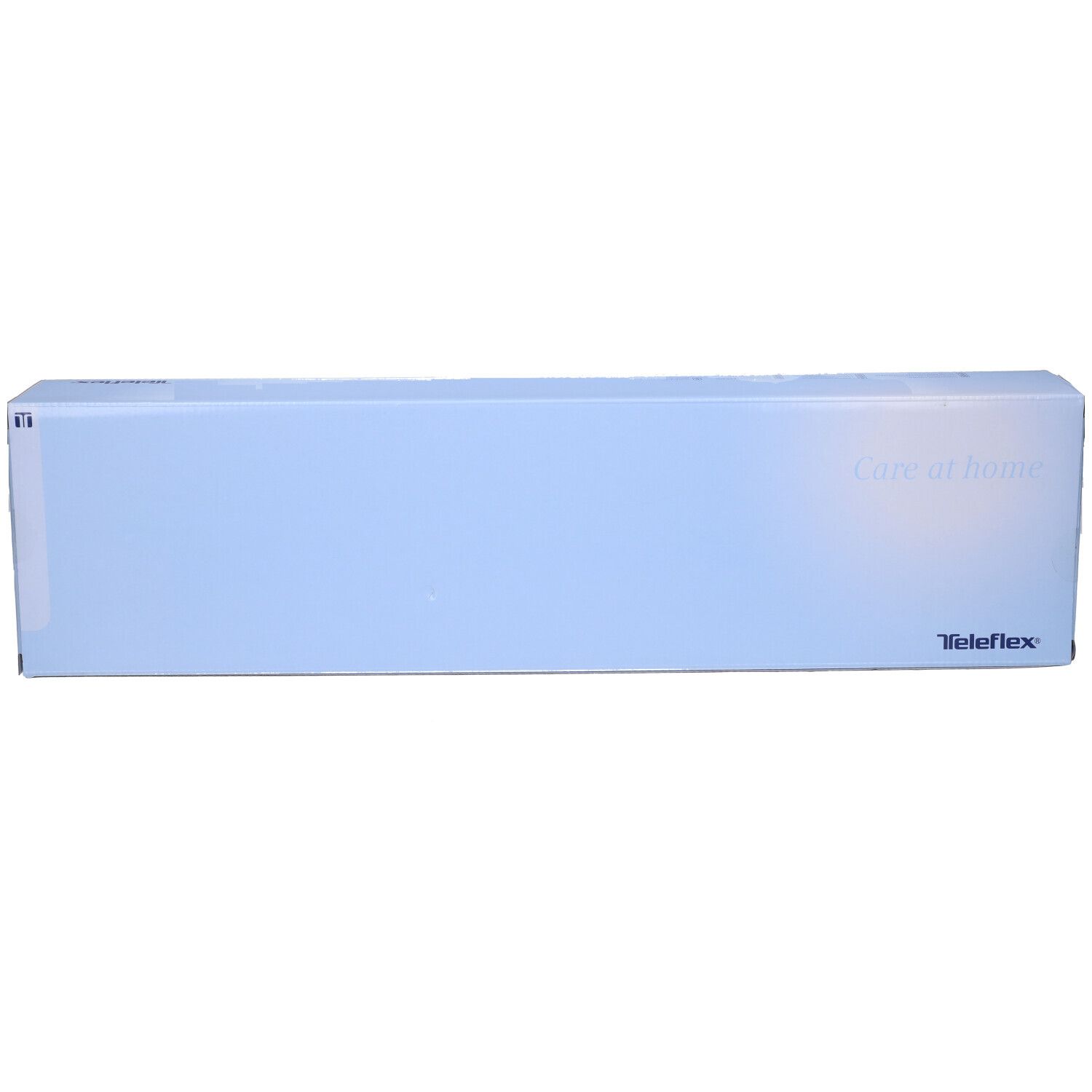 Confezione rettangolare azzurra. Sulla confezione si legge 'Care at home' e il logo Teleflex.