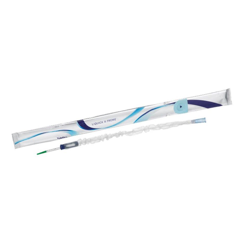 Catetere Vescicale Autolubrificante Liquick X-Treme Rivestimento Idrofilo Diametro Ch12 Lunghezza 20 Cm Punta Ergothan 2 Fori Sfalsati 30 Pezzi