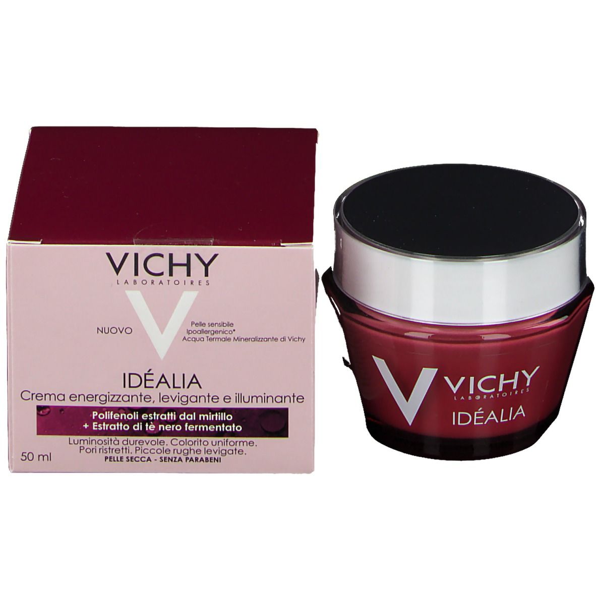 Vichy Idealia Crema Viso giorno per pelle secca 50 ml