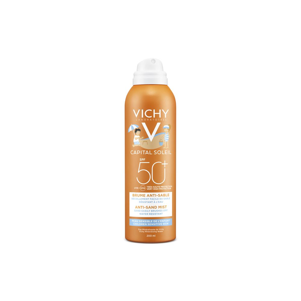 Vichy Capital Soleil Spray Anti-sabbia per bambini SPF 50 200 ml