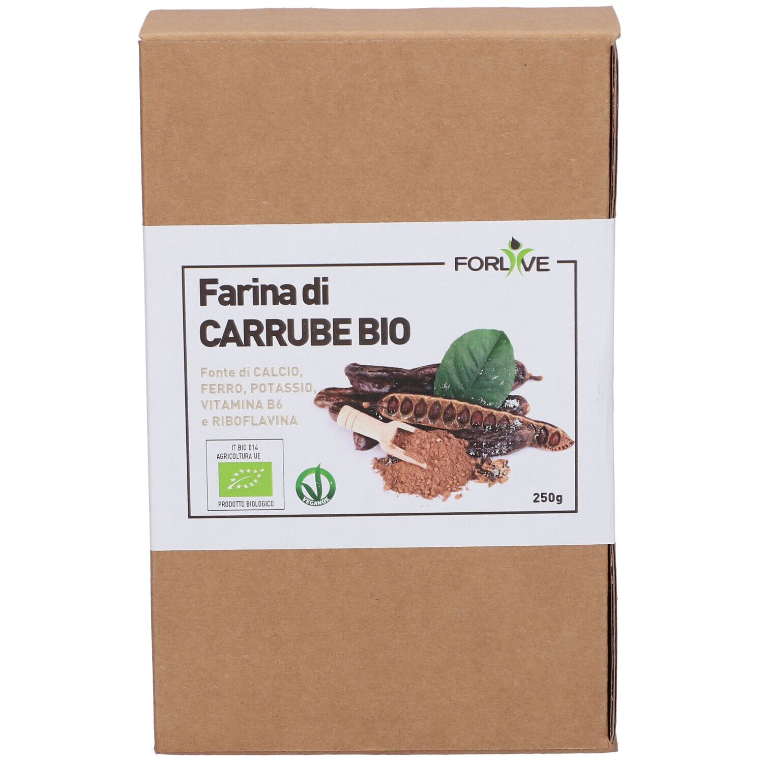 Farina Di Carrube Bio 250G 250 G Redcare