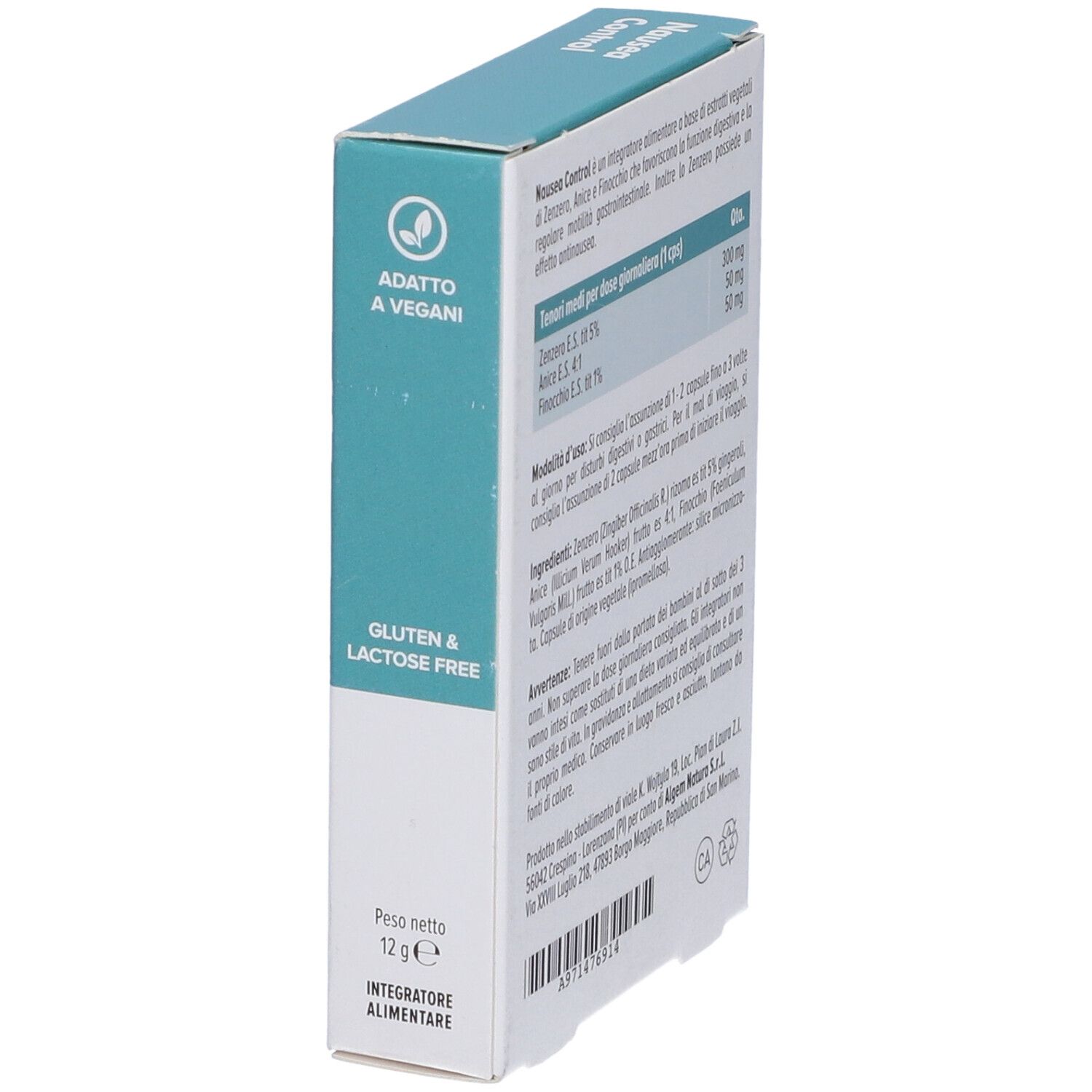 Algem Natura Nausea Control Capsule