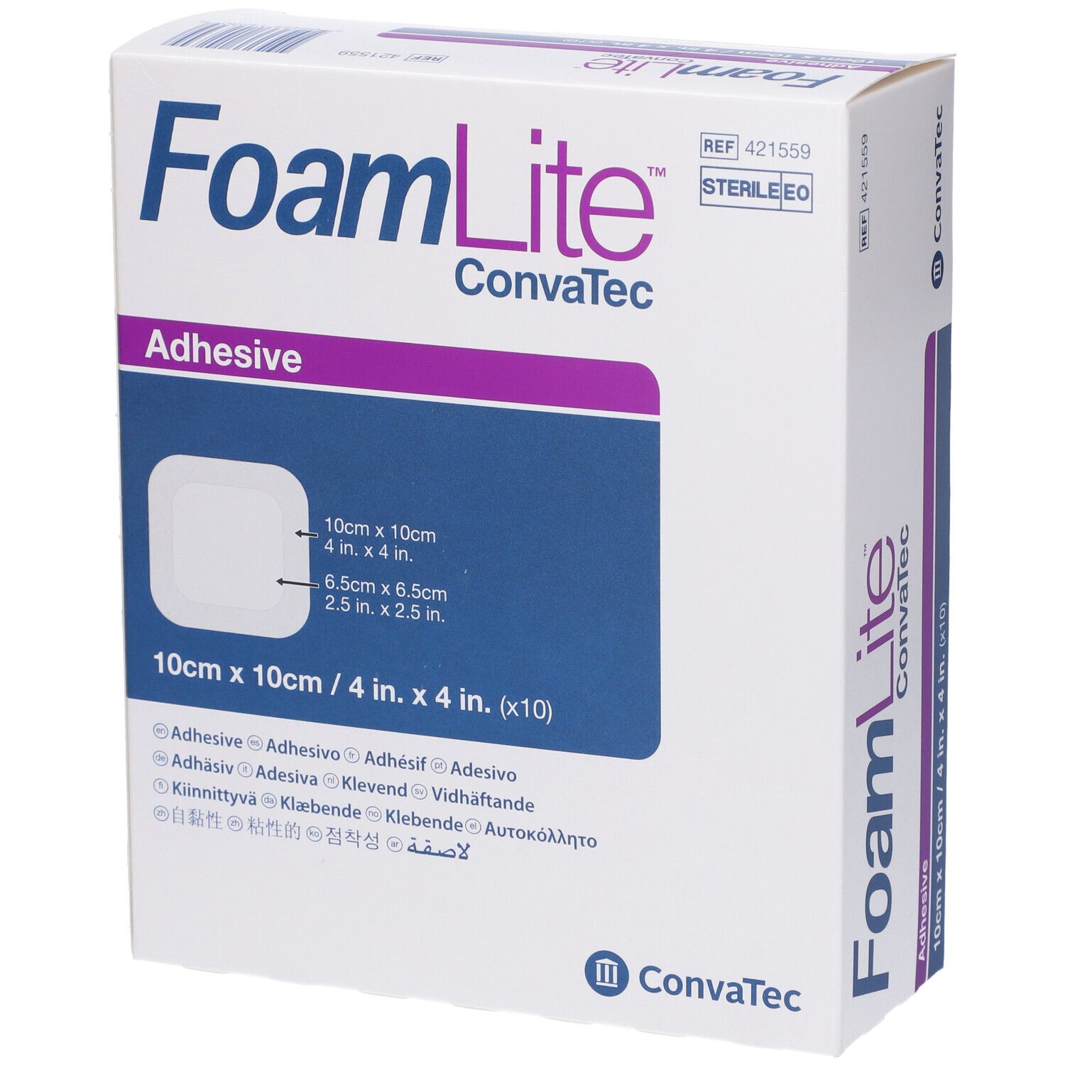 Convatec Foam Lite 10X10 10Pz