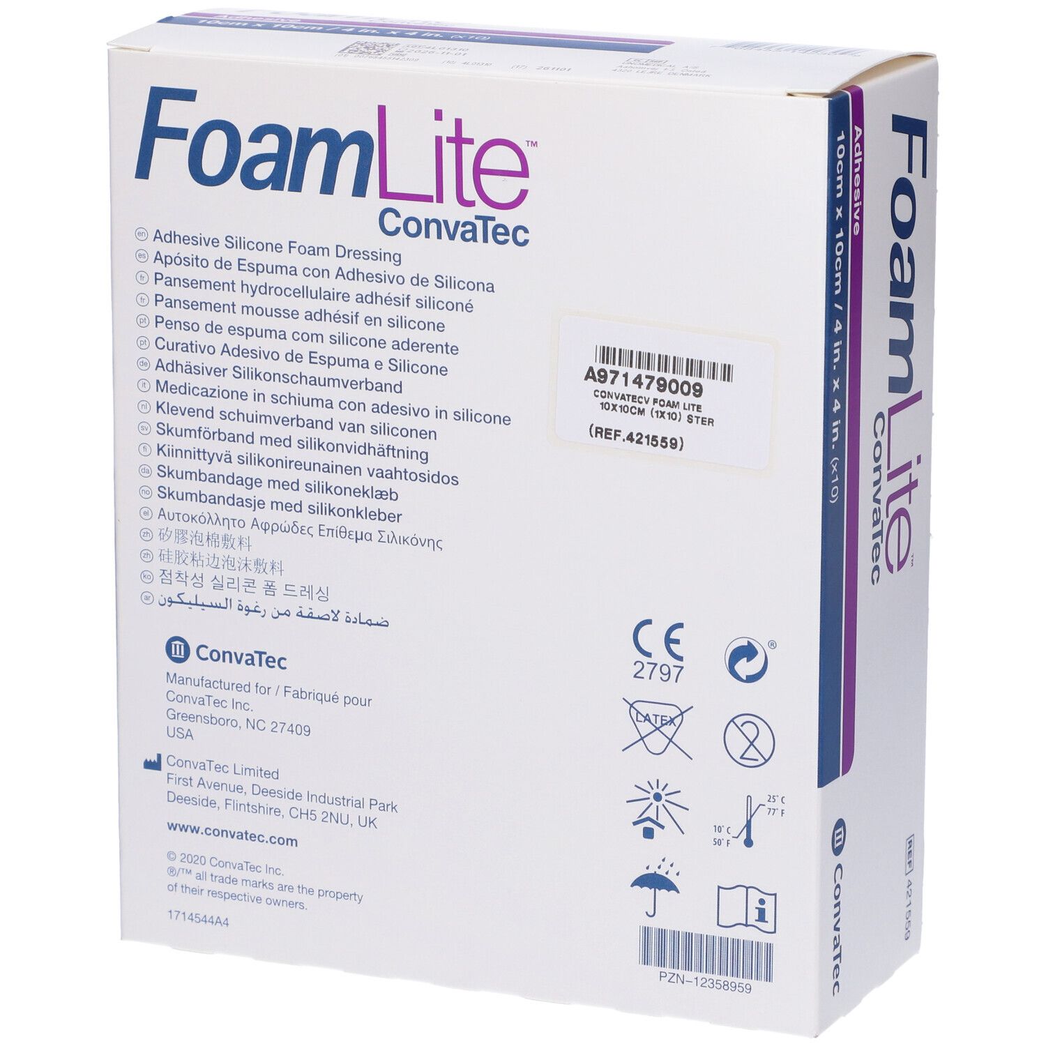 Convatec Foam Lite 10X10 10Pz