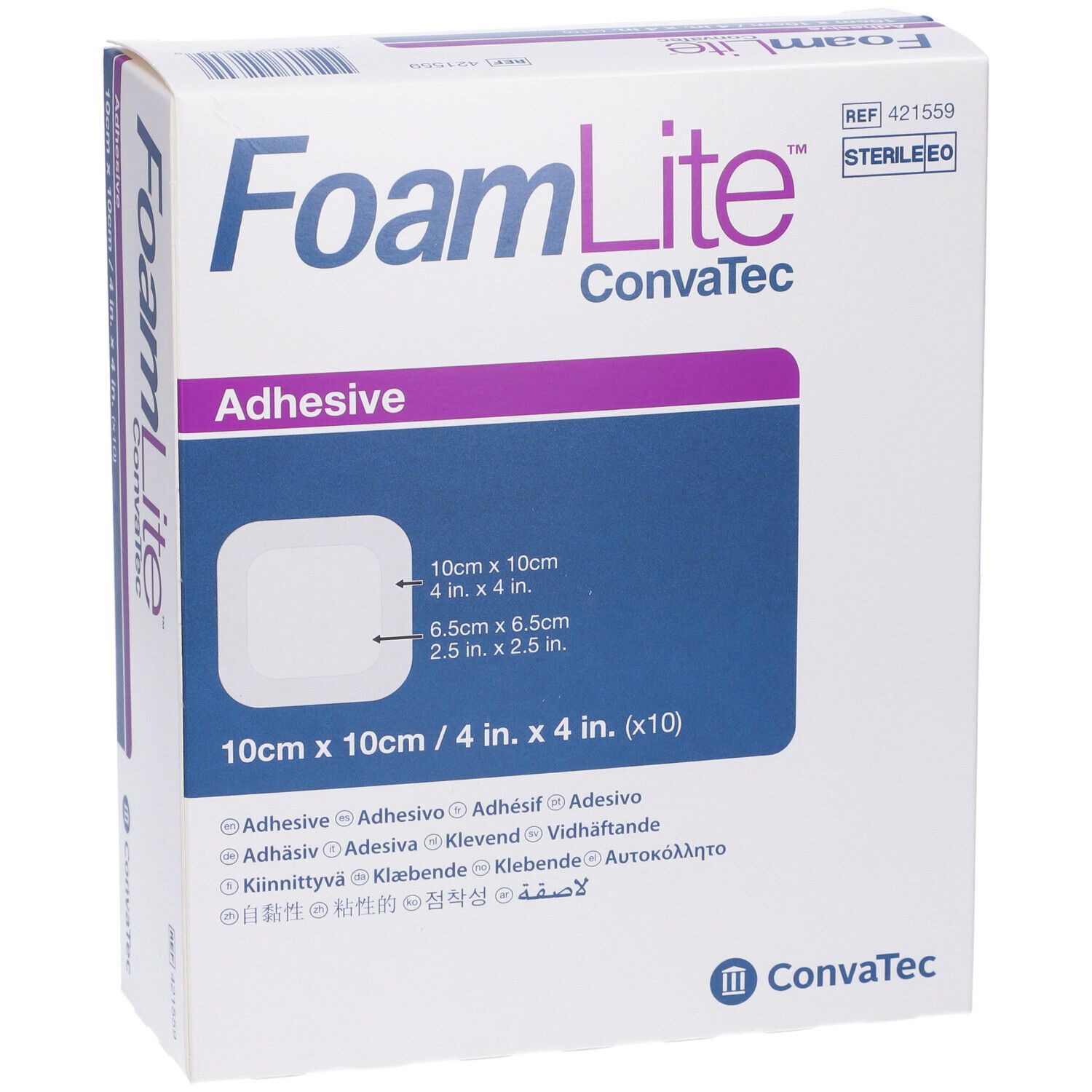 Convatec Foam Lite 10X10 10Pz