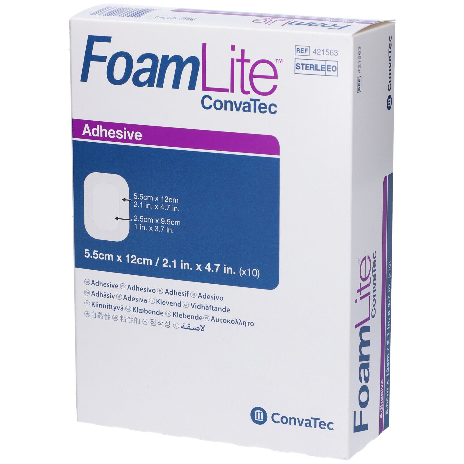 ConvaTec FoamLite Medicazione in Schiuma 5,5 x 12 cm
