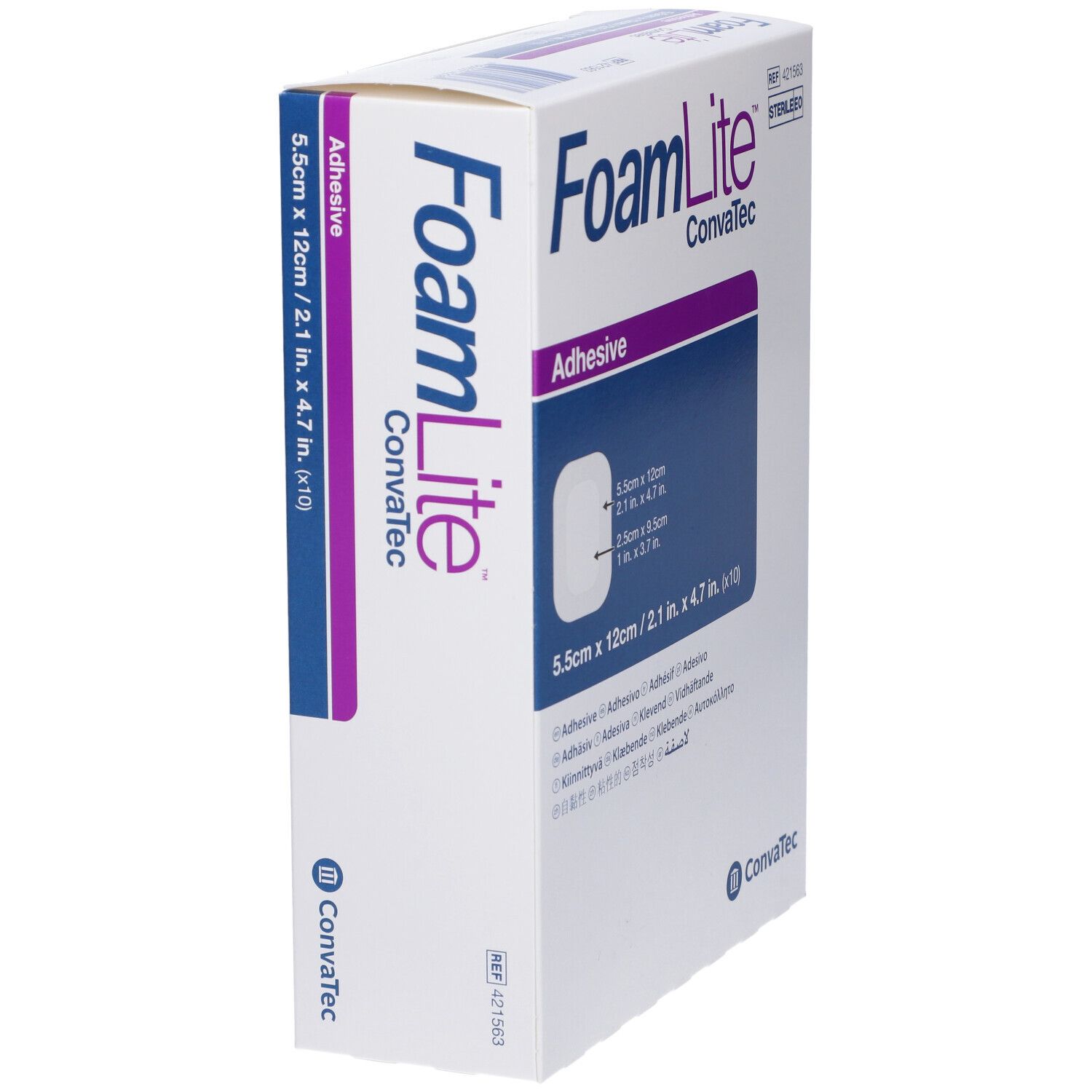 ConvaTec FoamLite Medicazione in Schiuma 5,5 x 12 cm