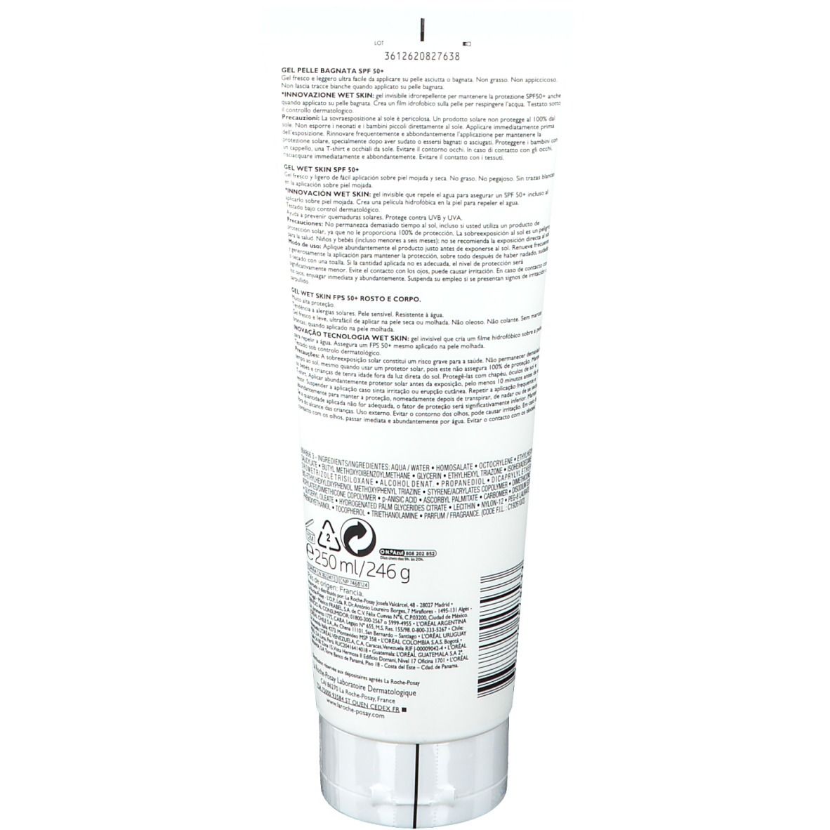 La Roche-Posay Anthelios Solare Corpo Crema Gel Solar 50+SPF