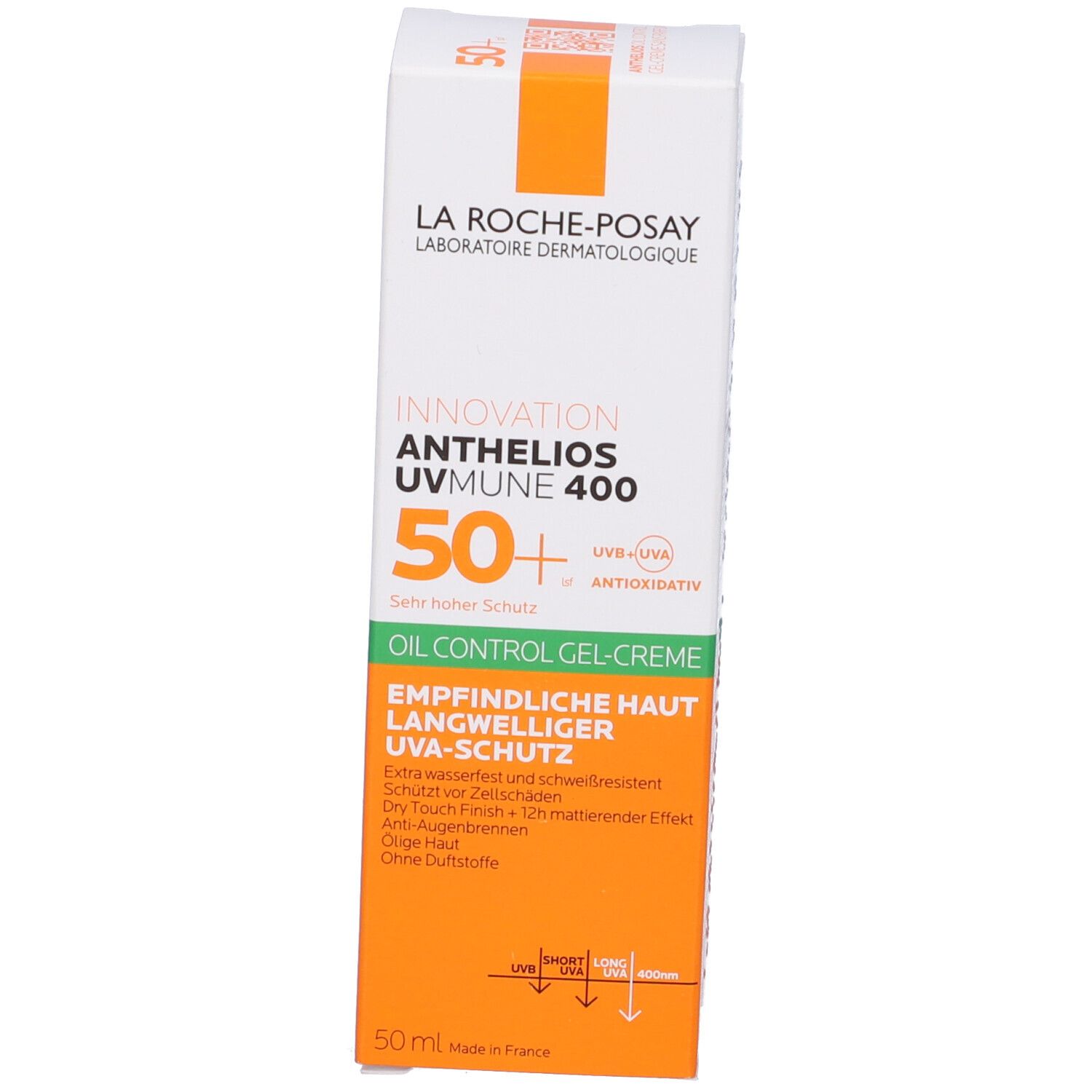 La Roche-Posay Anthelios Gel Crema Solare Viso tocco secco Anti-lucidità SPF50+ 50 ml