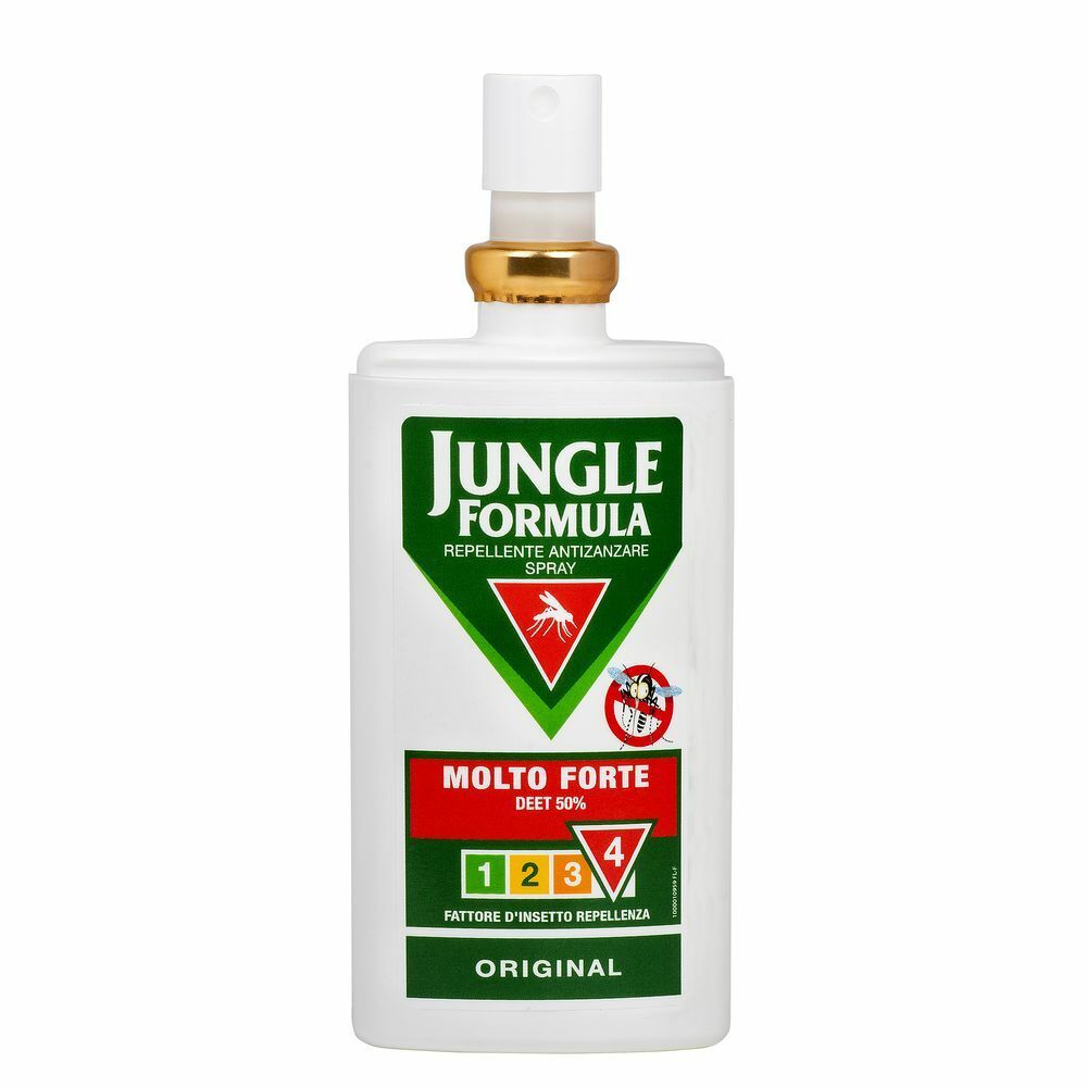 JUNGLE FORMULA Repellente antizanzare spray original Molto forte