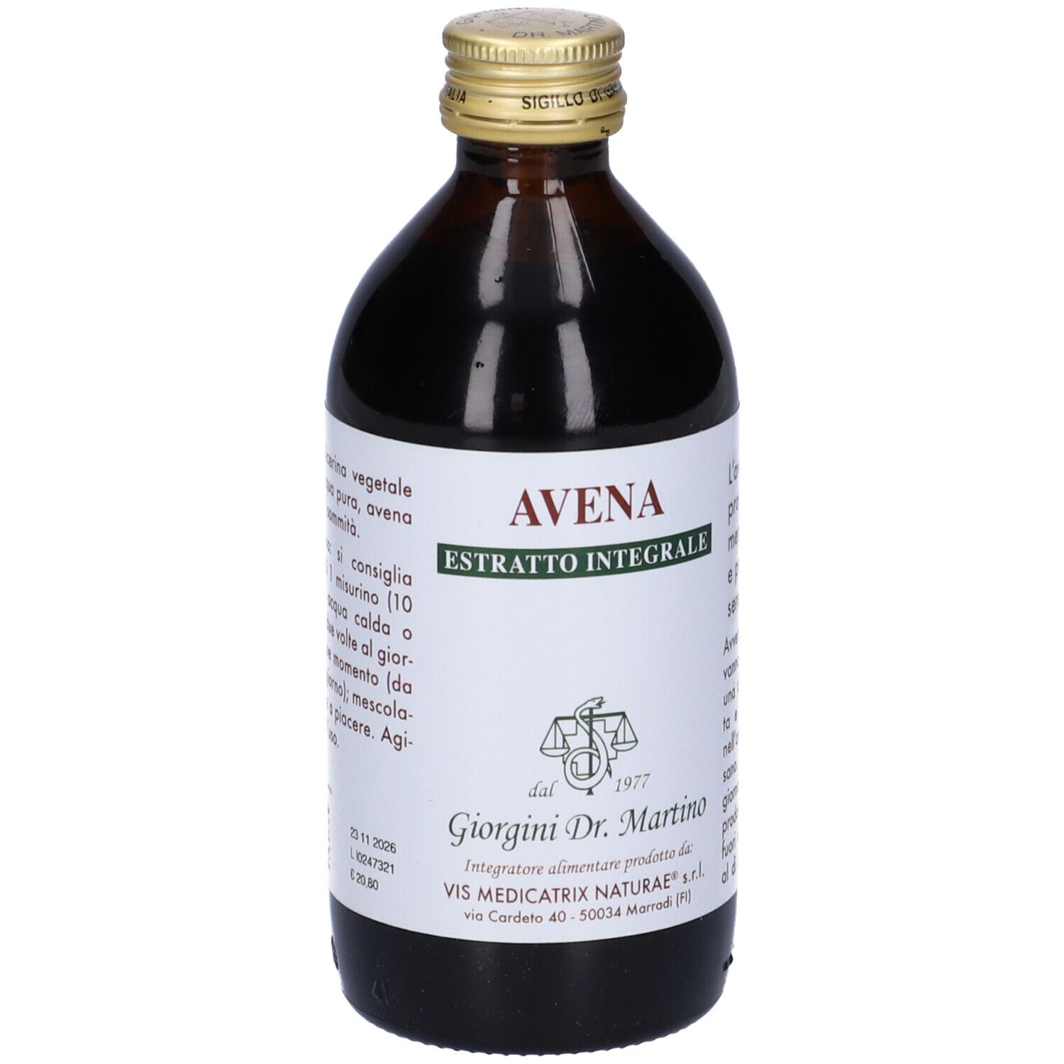 Avena Estratto Integrale 200 Ml