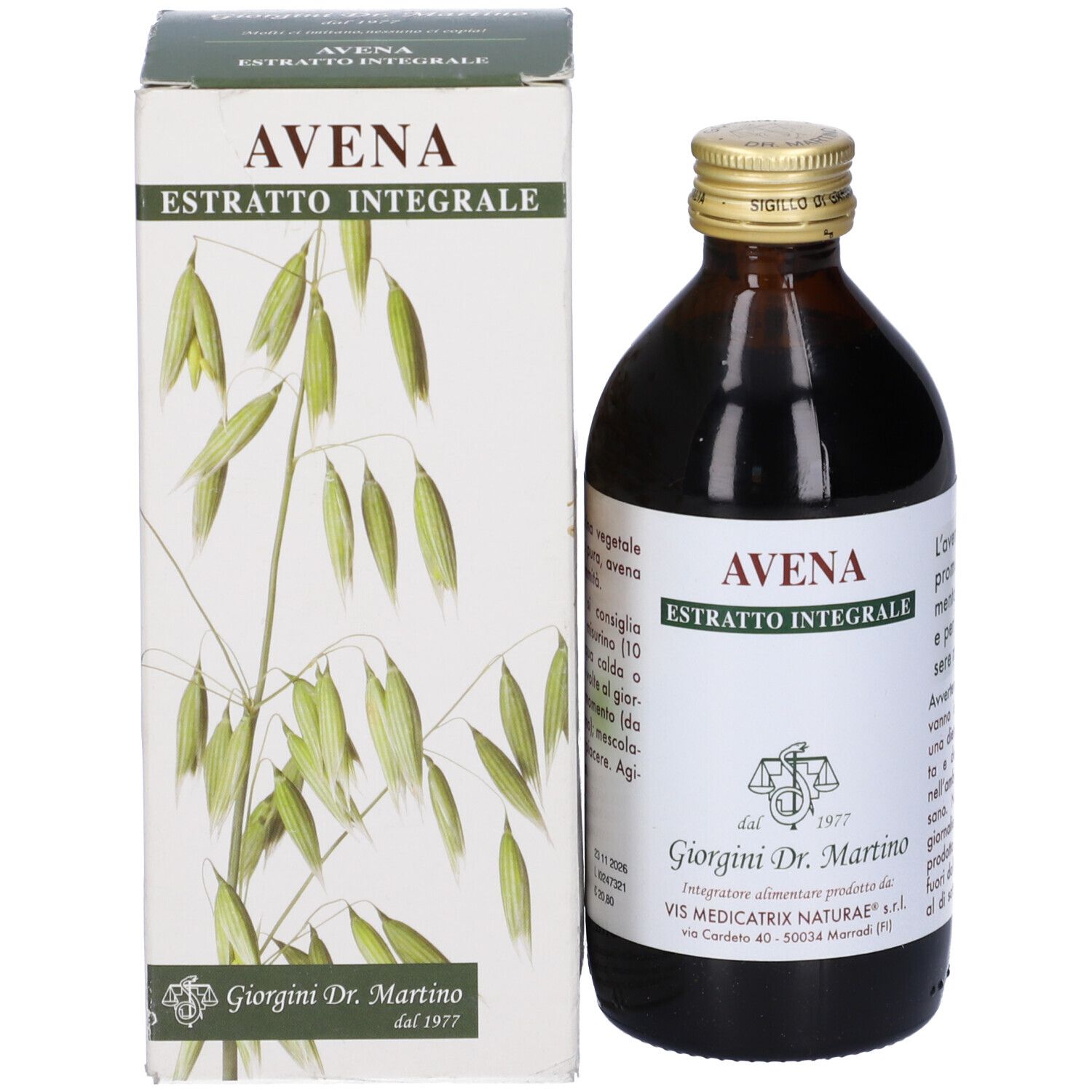 Avena Estratto Integrale 200 Ml