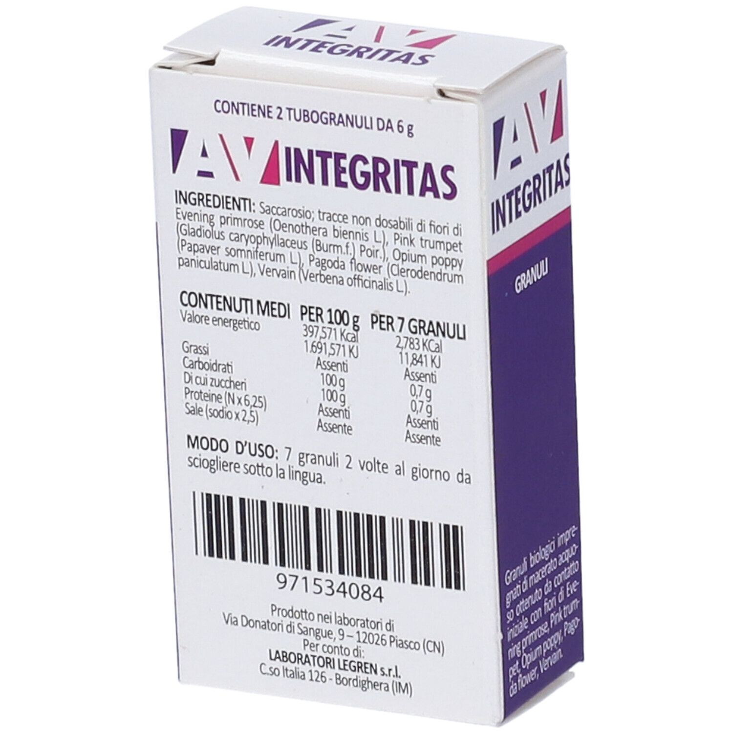 Integritas 2Tubi 220Gr