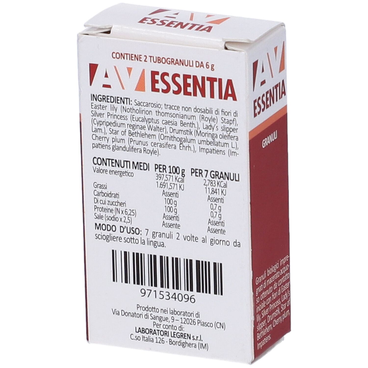 Essentia 2Tubi 220Gr
