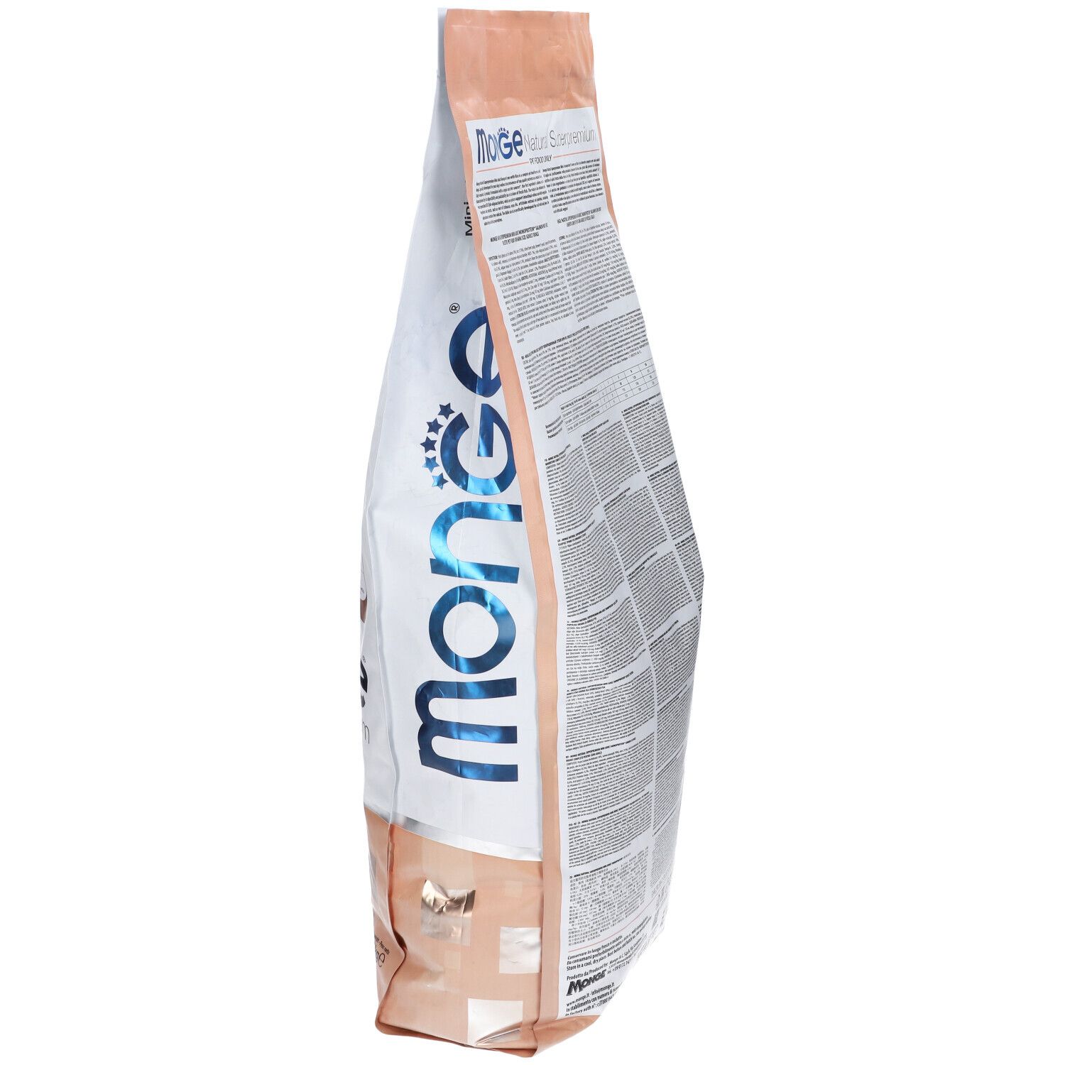 Monge Natural Superpremium Monoprotein Salmone con Riso Cani Mini Adult