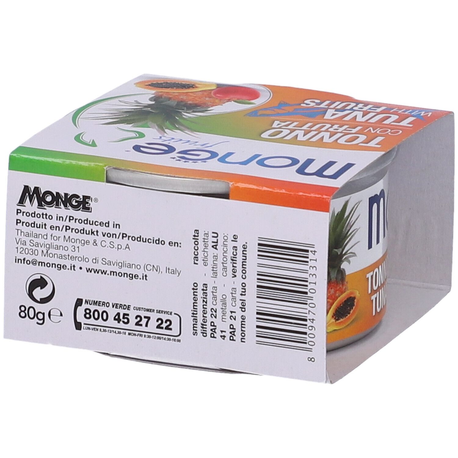 Monge Fruits Tonno Con Frutta