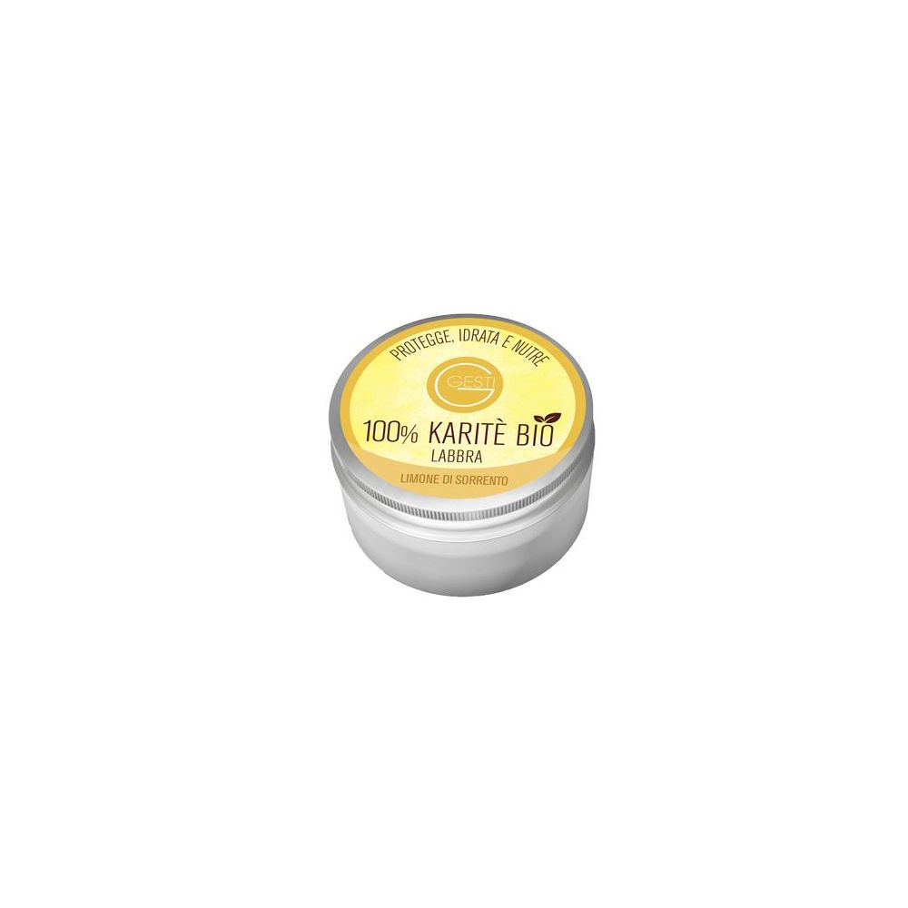 Gesti 100% Karite' Bio 10 Ml Limone Di Sorrento Labbra