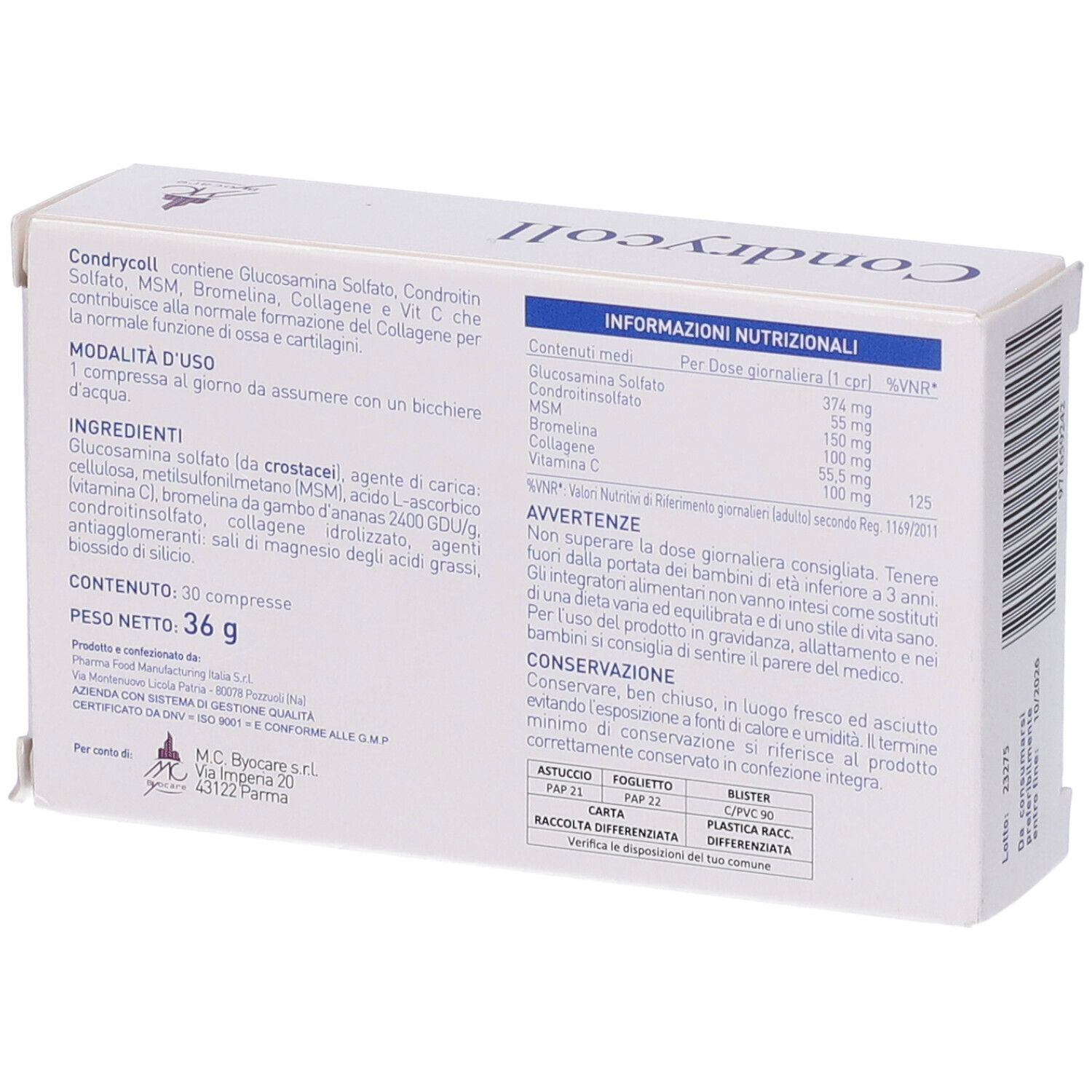 Condrycoll 30Cpr