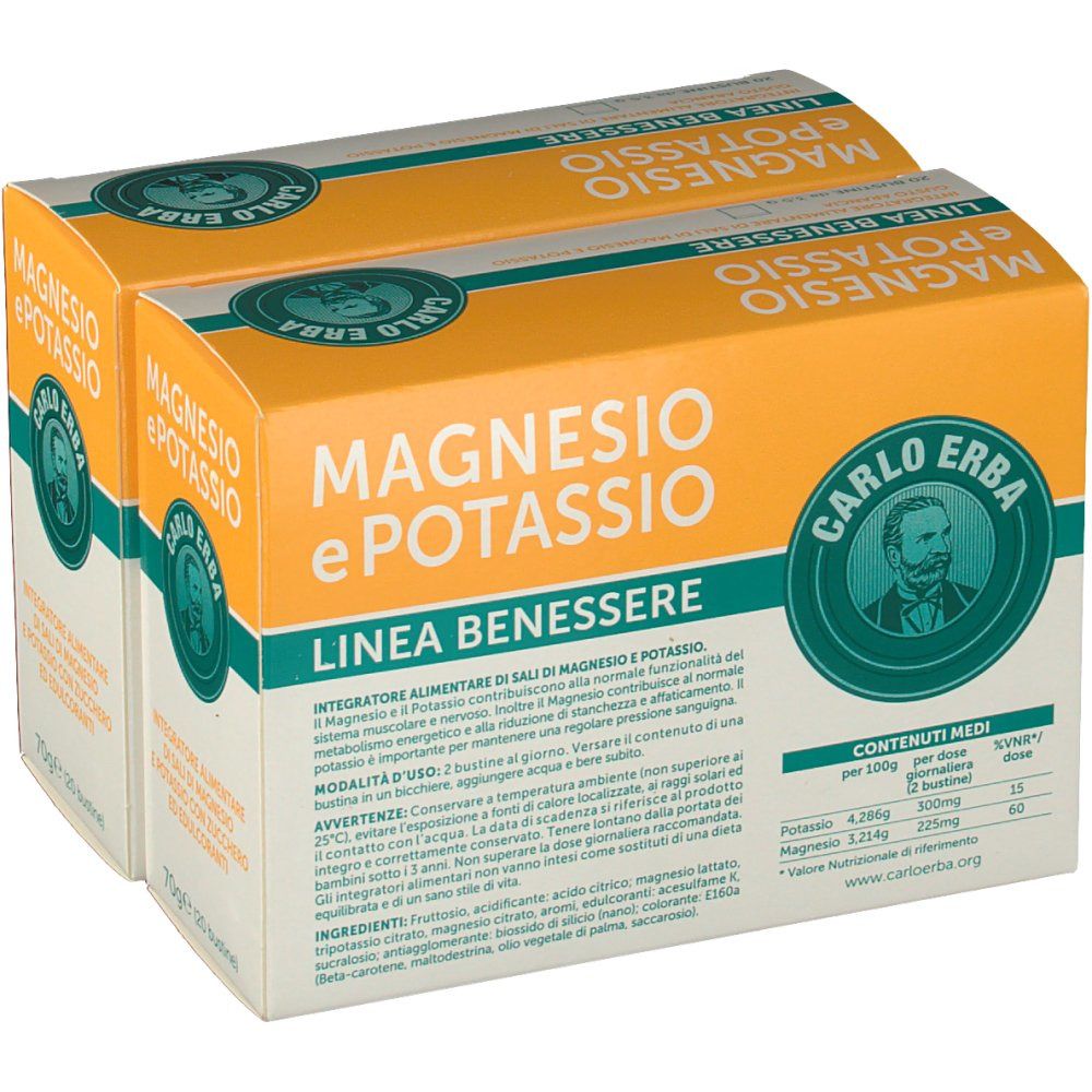 Carlo Erba Magnesio e Potassio Bustine