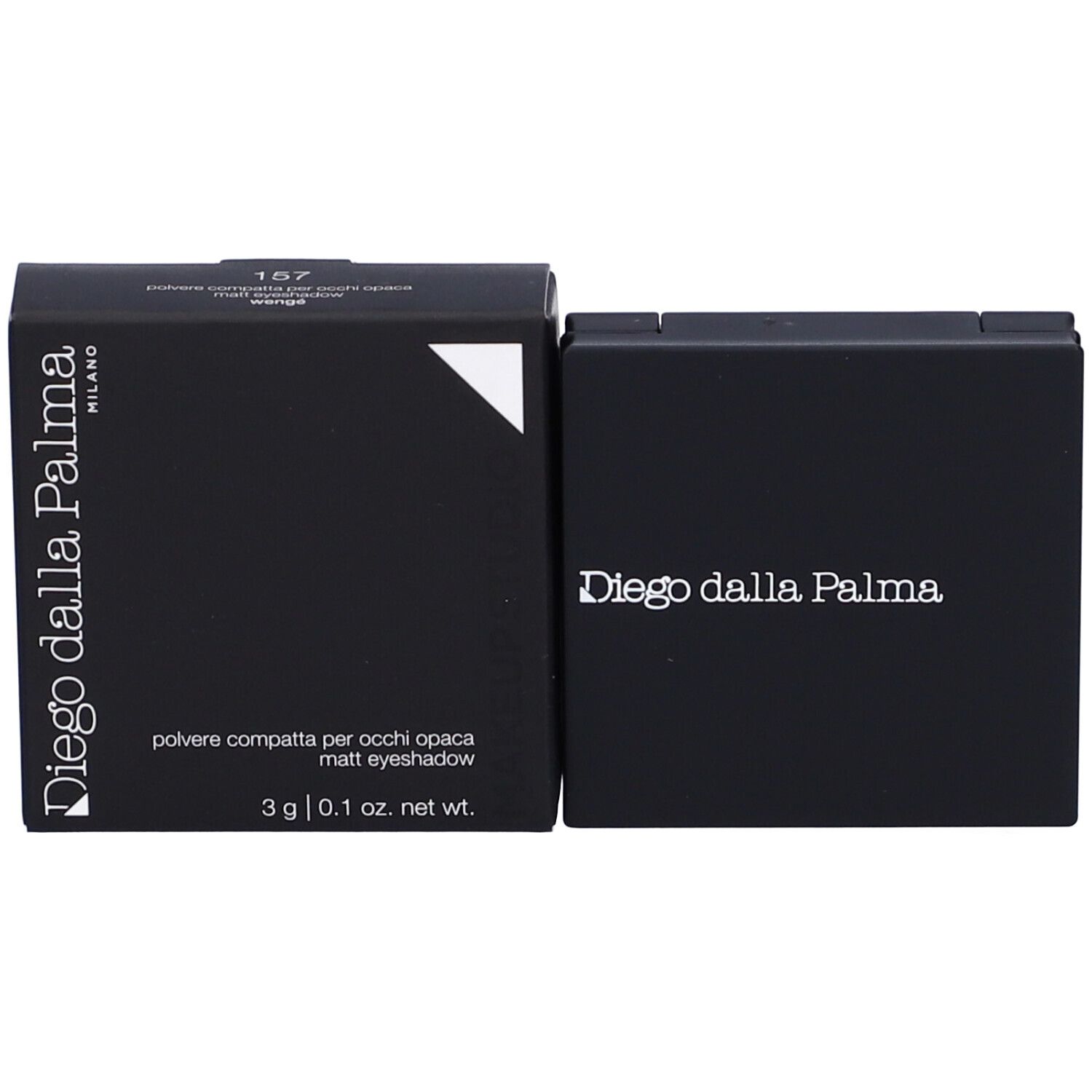 Diego Dalla Palma Makeupstudio Polvere Compatta per Occhi Opaca Colore 157 Wenge