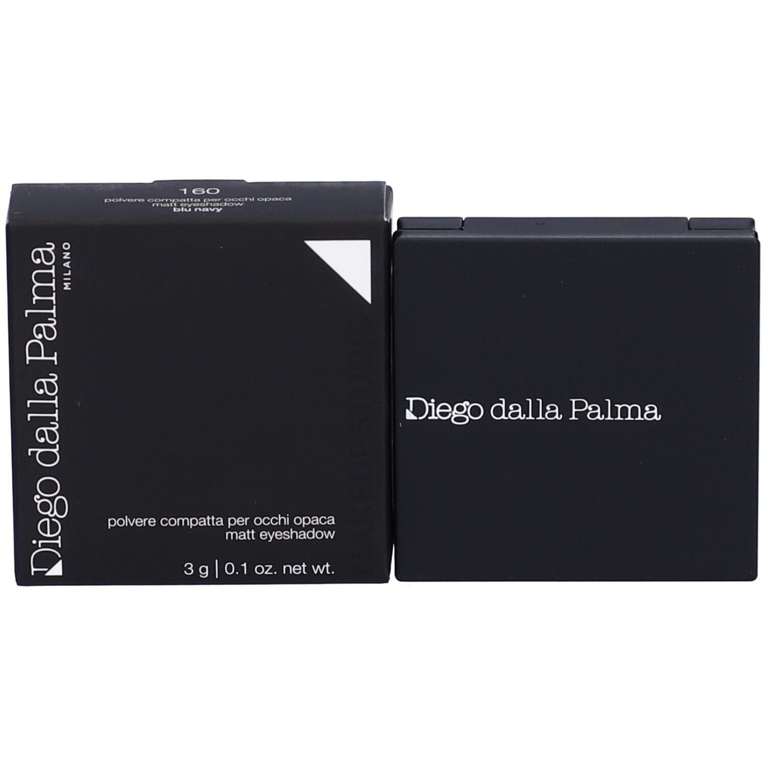 Diego Dalla Palma Makeupstudio Polvere Compatta per Occhi Opaca Colore 160 Blu Navy