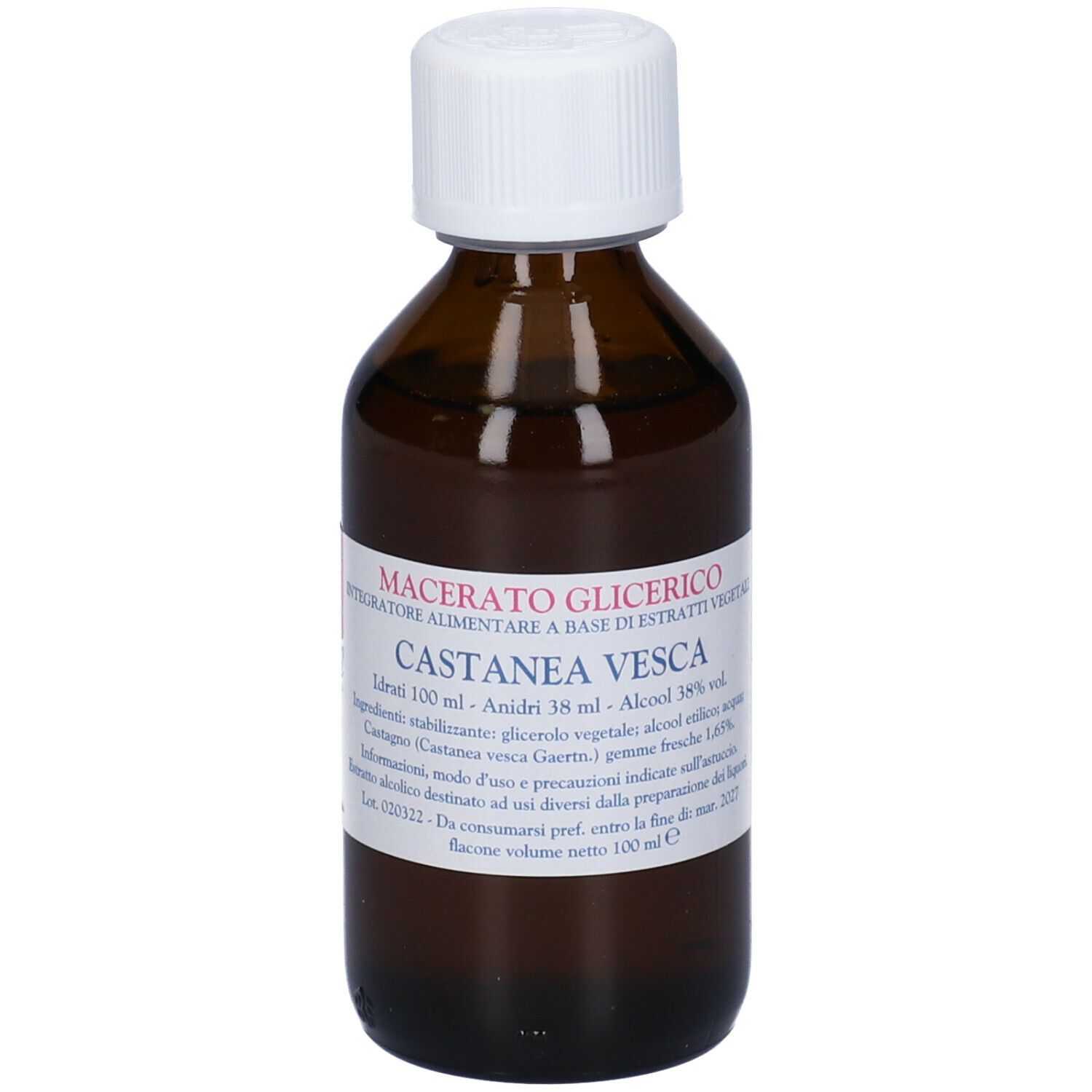 Castanea Vesca Gemme Macerato Glicerico 100 Ml