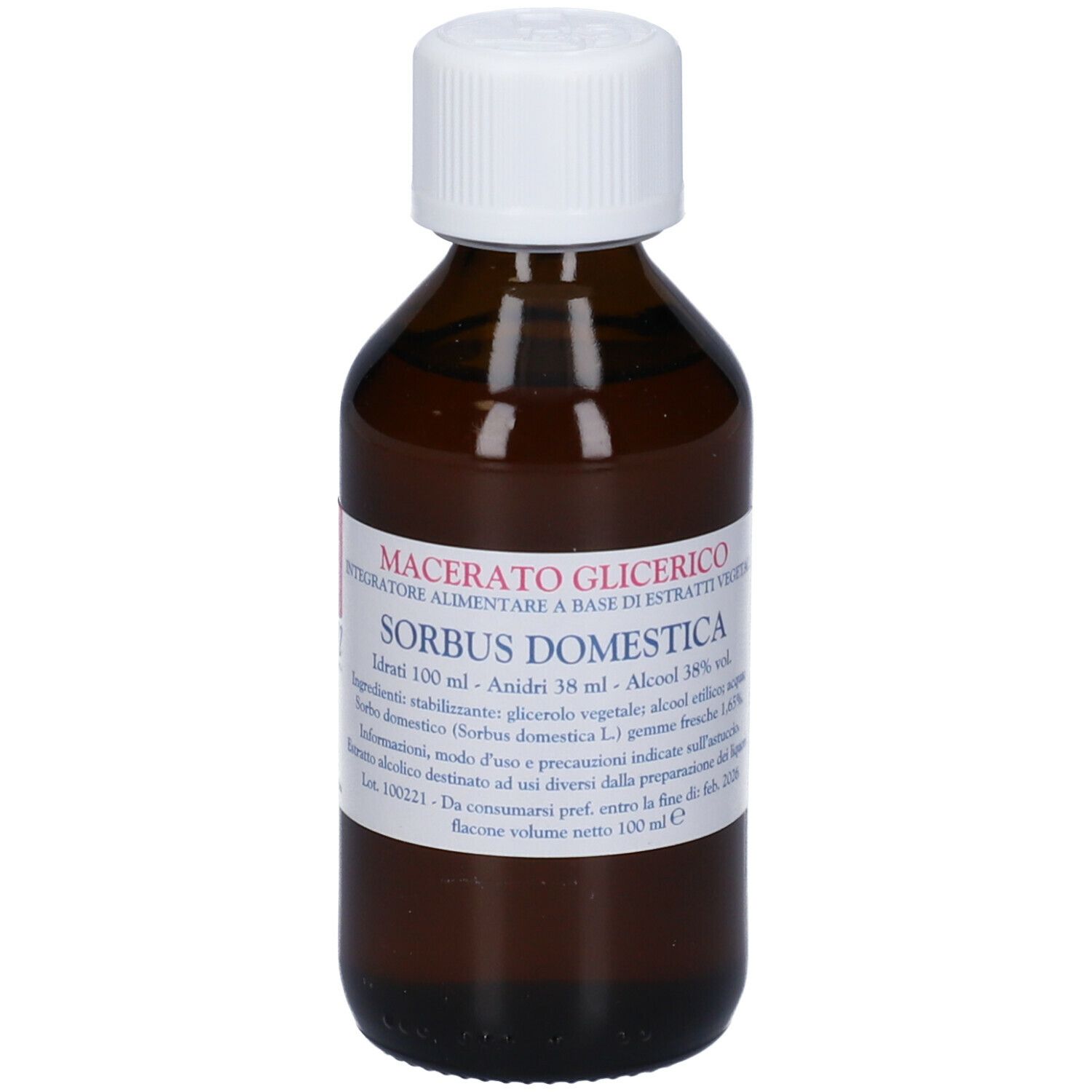 Sorbus Domest Gemme Macerato Glicerico 100 Ml