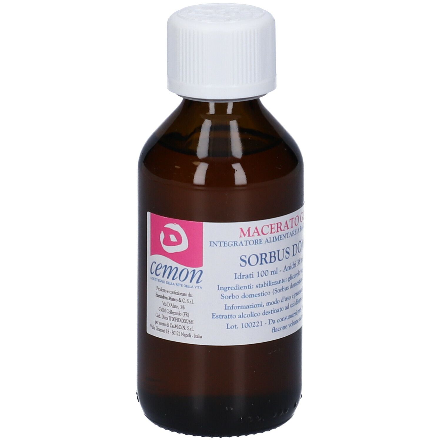 Sorbus Domest Gemme Macerato Glicerico 100 Ml
