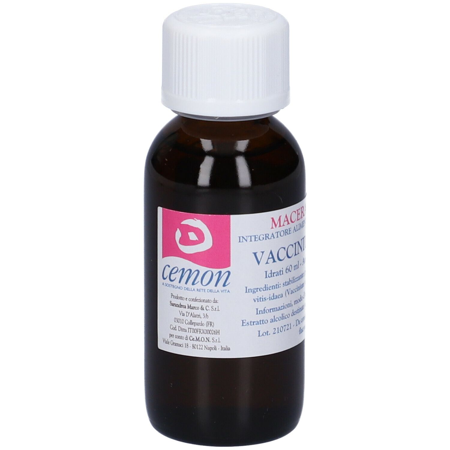 Vaccinium Vitis Idaea Getti Macerato Glicerico 60 Ml