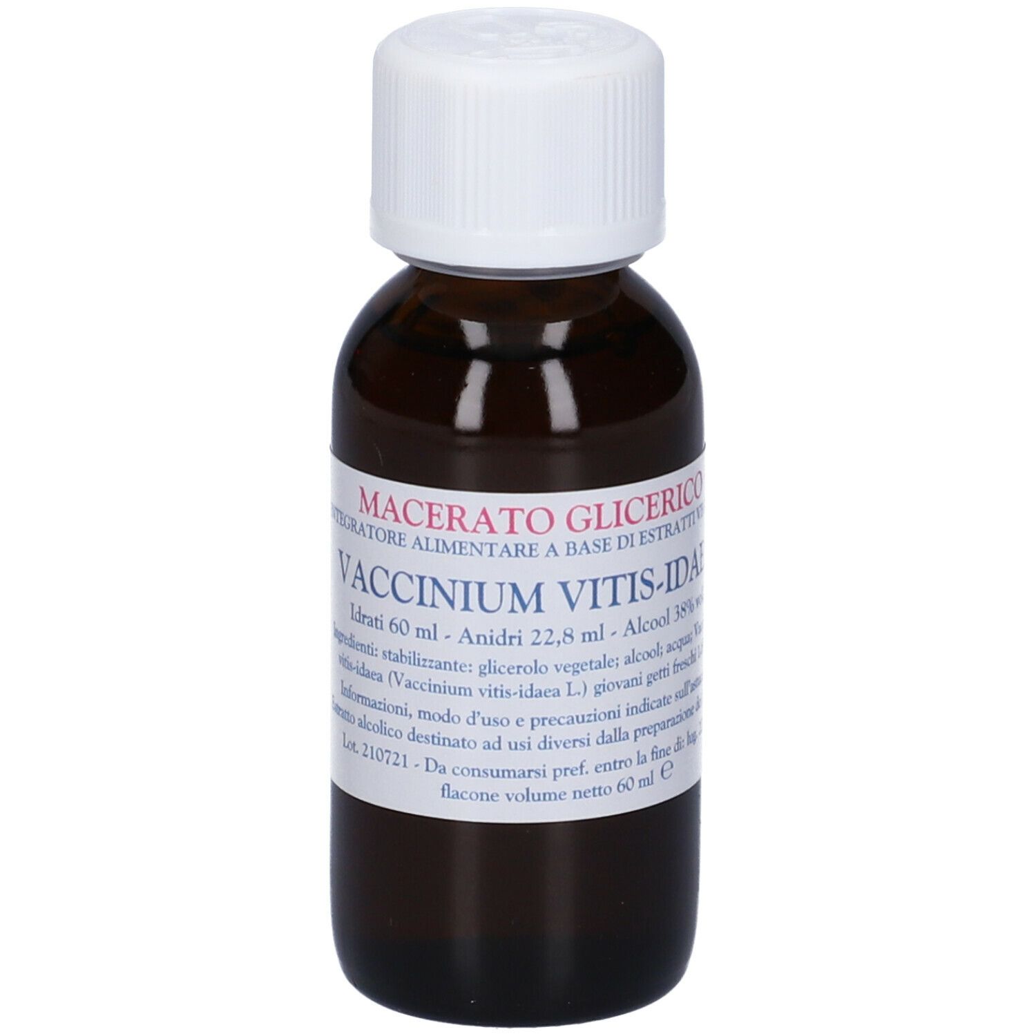 Vaccinium Vitis Idaea Getti Macerato Glicerico 60 Ml