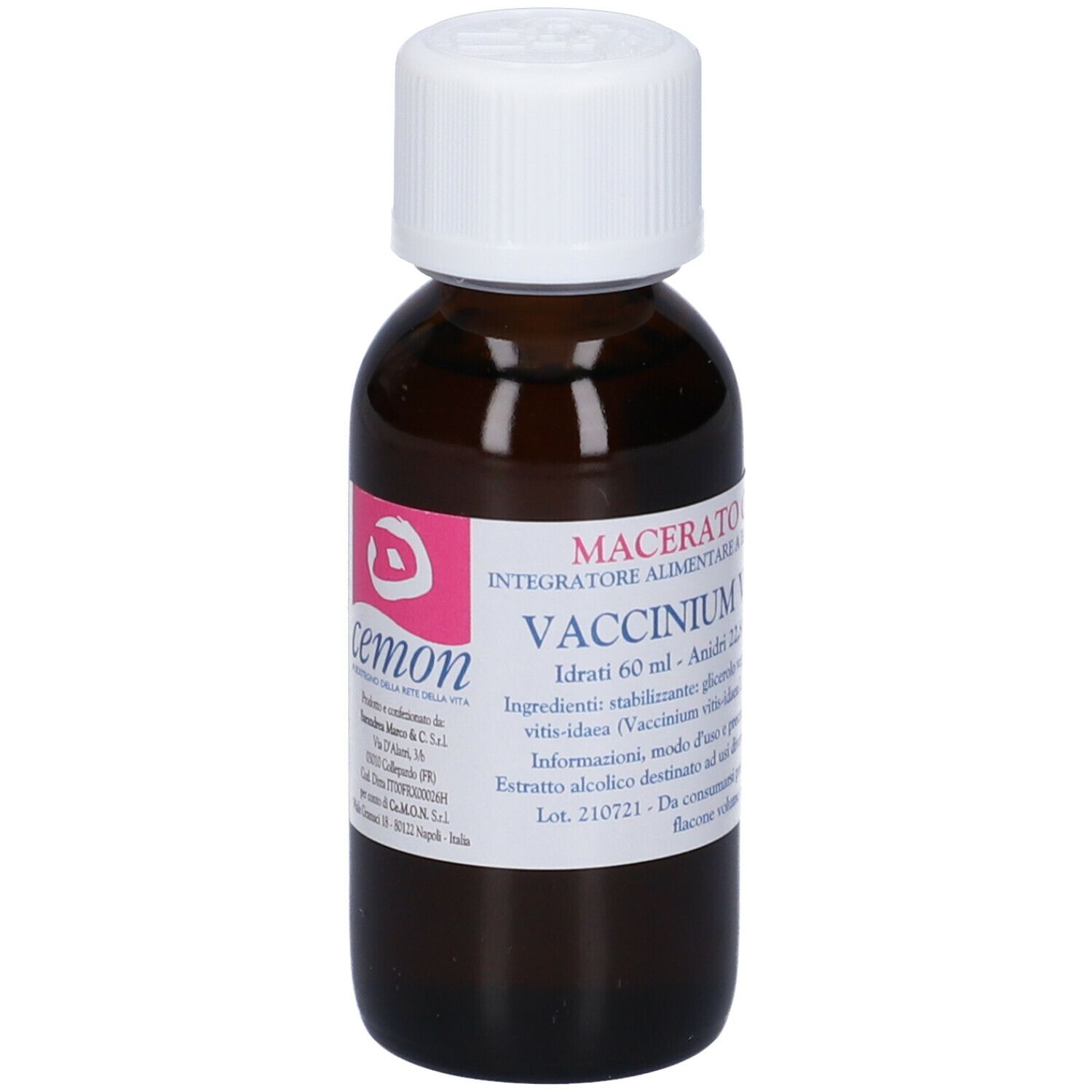 Vaccinium Vitis Idaea Getti Macerato Glicerico 60 Ml