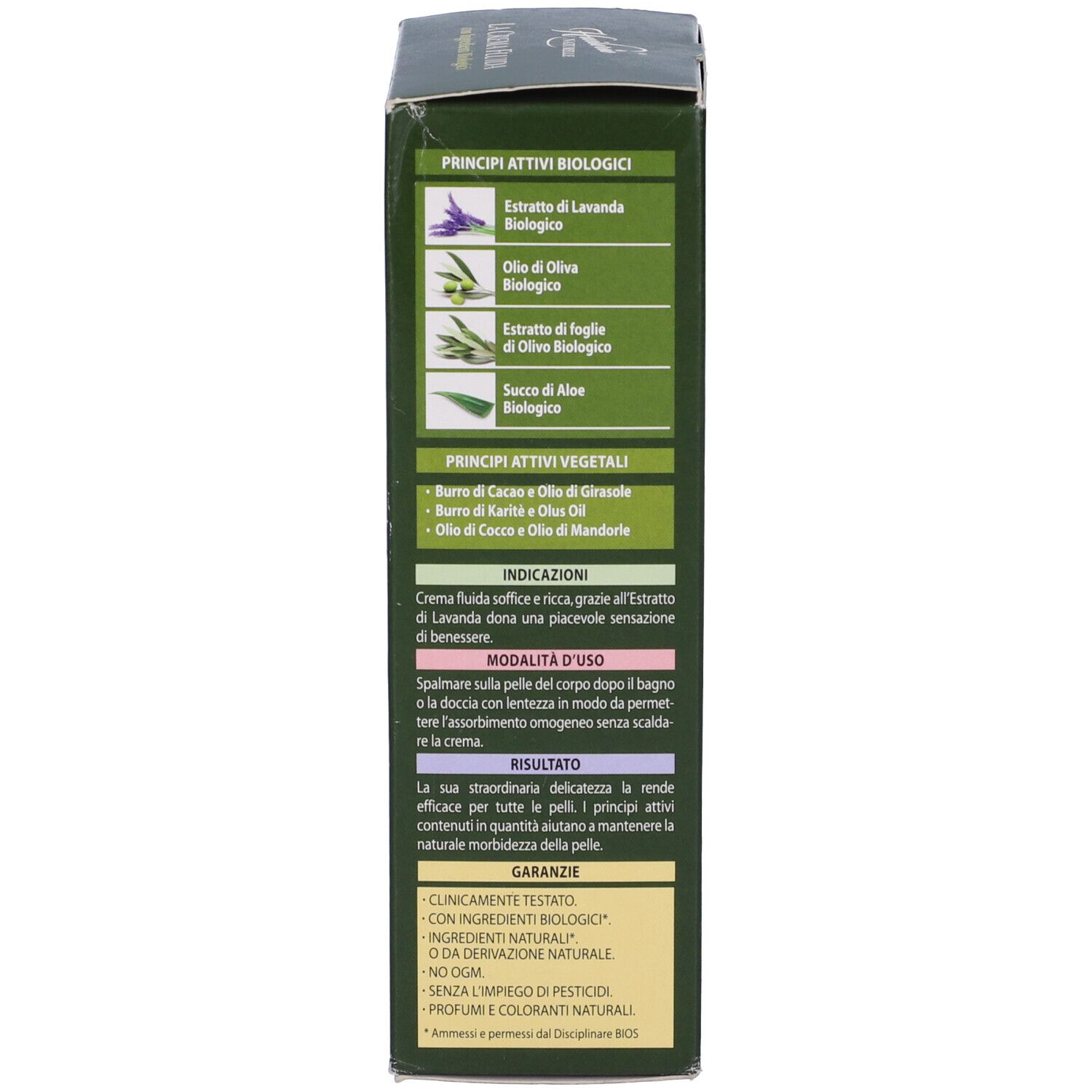 Huilerie Oliv & Lav La Crema Fluida Olio D'Oliva E Lavanda 300 Ml
