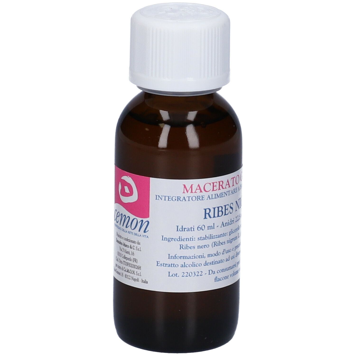 Ribes Nigrum Gemme Macerato Glicerico 60 Ml