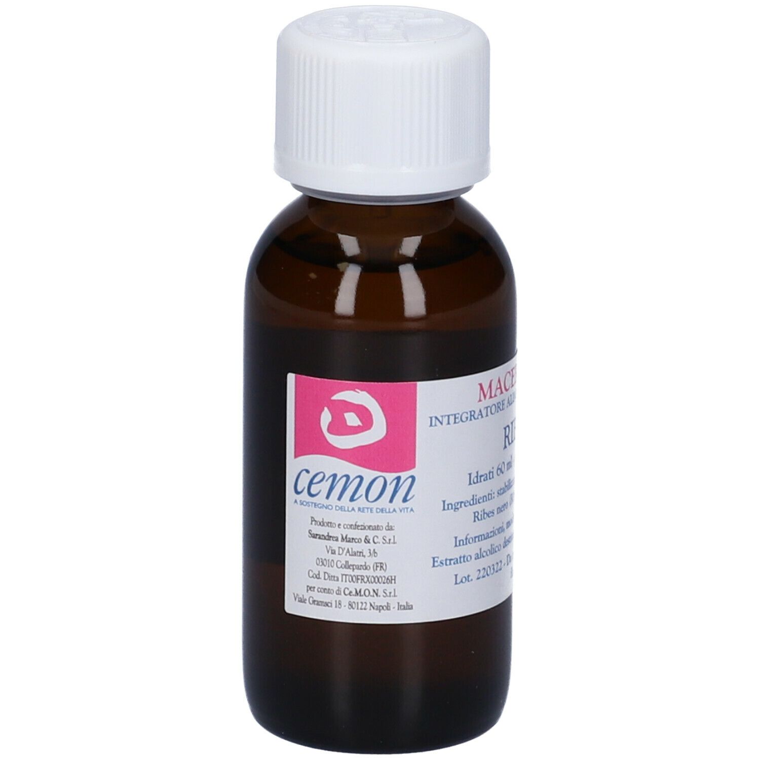 Ribes Nigrum Gemme Macerato Glicerico 60 Ml