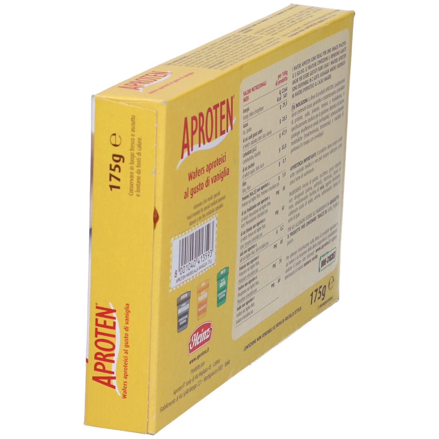Aproten Wafer Vaniglia 175 G