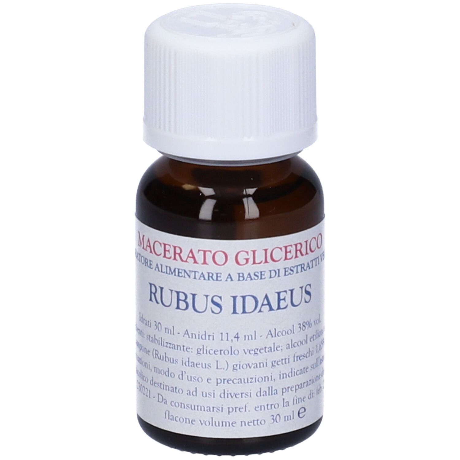 Rubus Idaeus Getti Macerato Glicerico 30 Ml