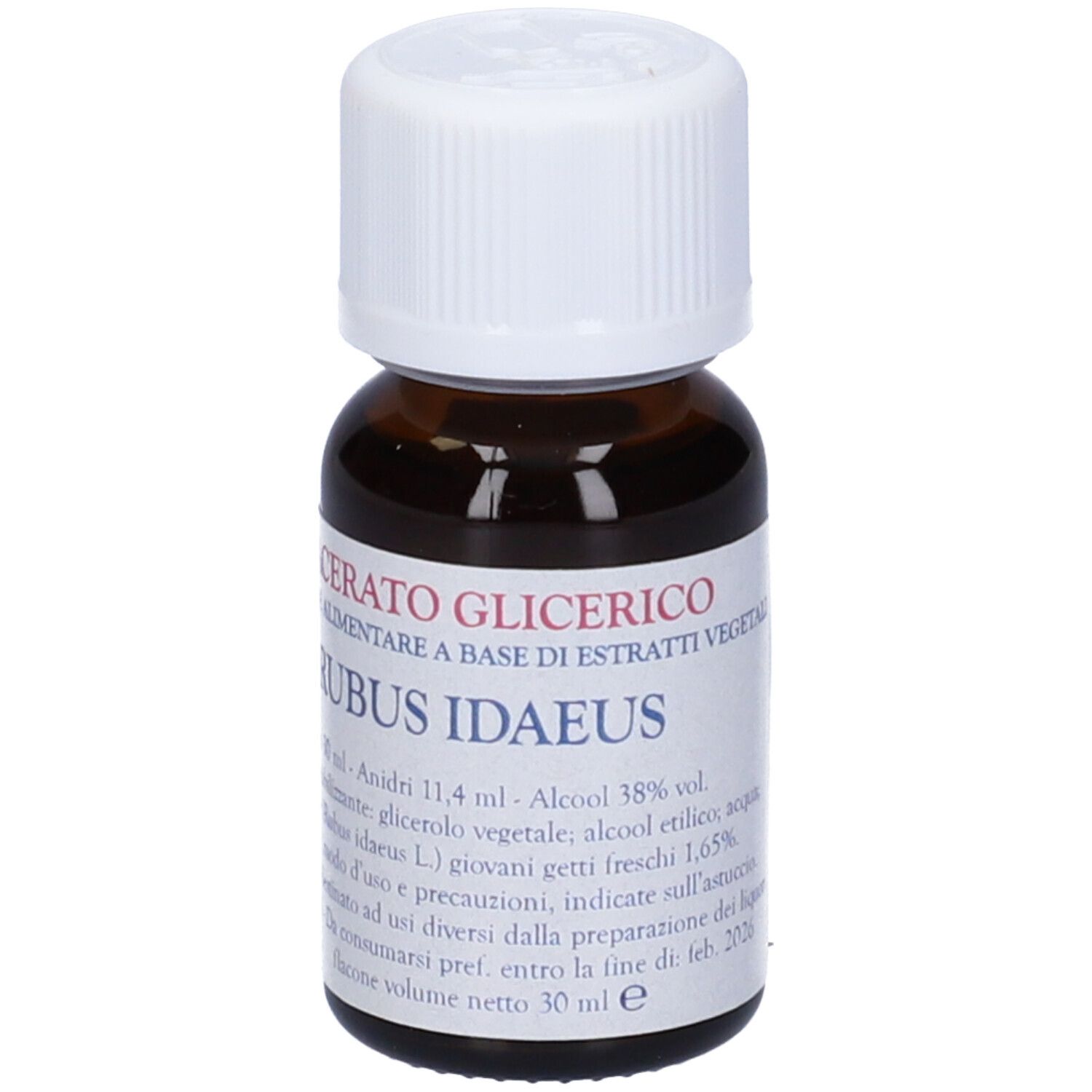 Rubus Idaeus Getti Macerato Glicerico 30 Ml