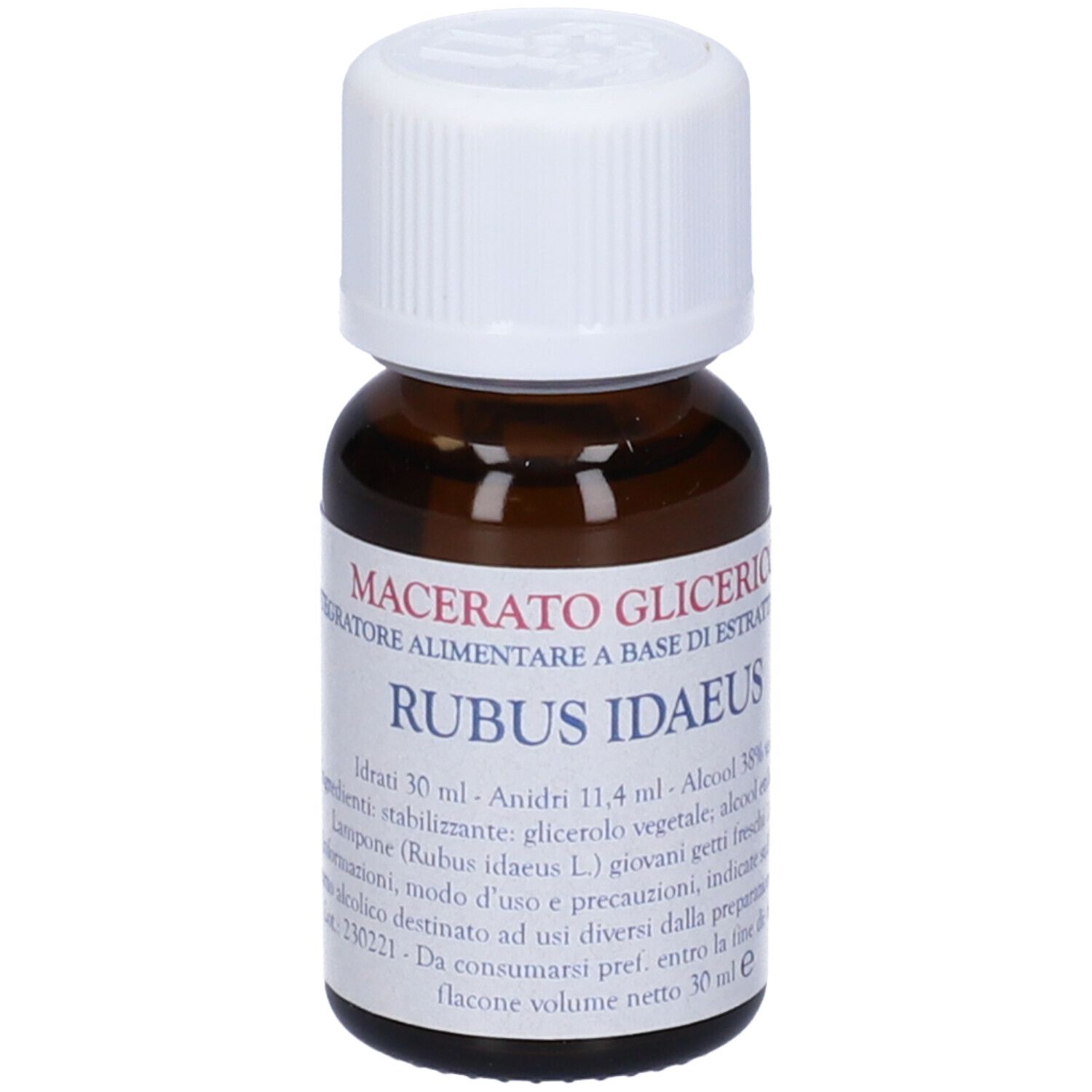 Rubus Idaeus Getti Macerato Glicerico 30 Ml