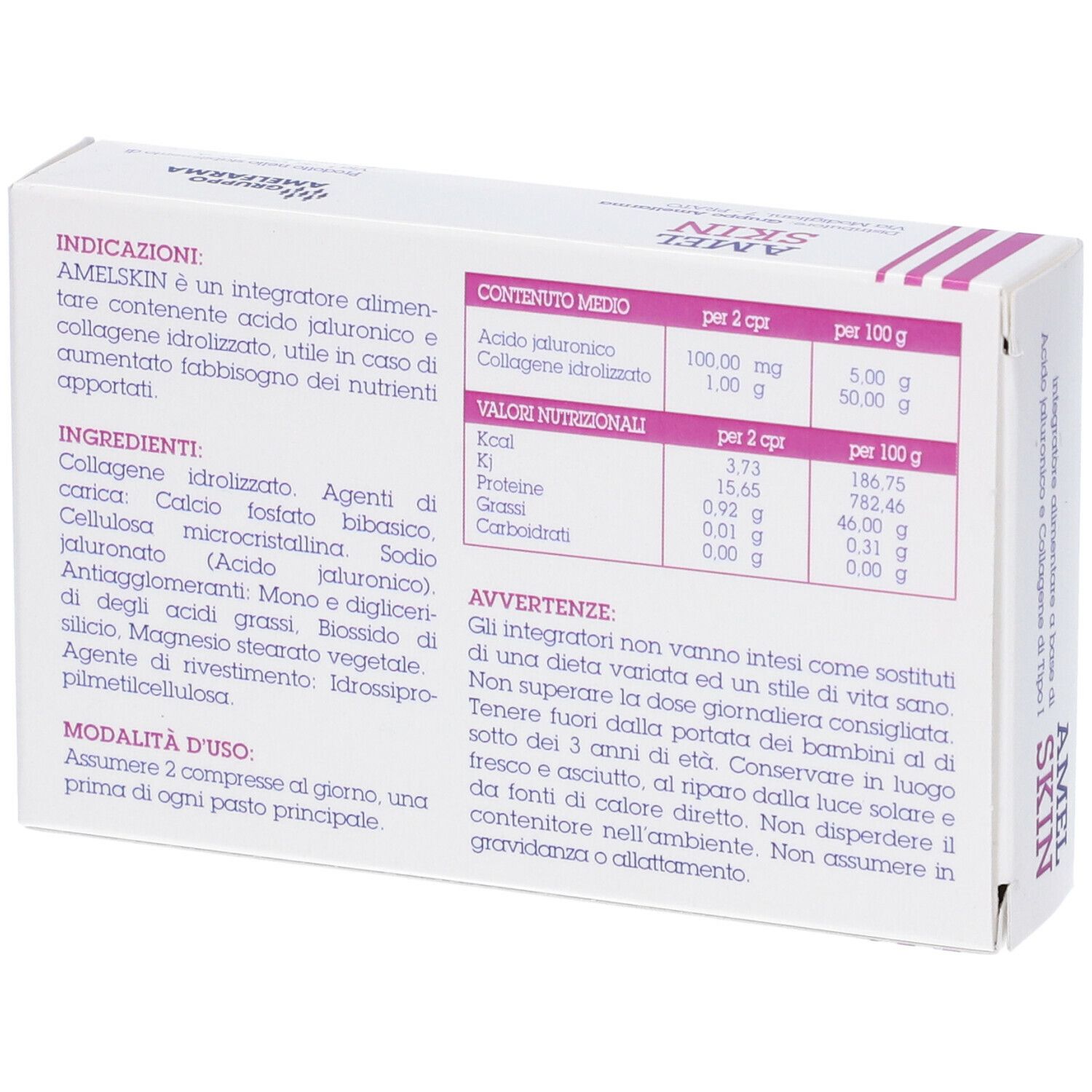 Amelskin 30 Compresse