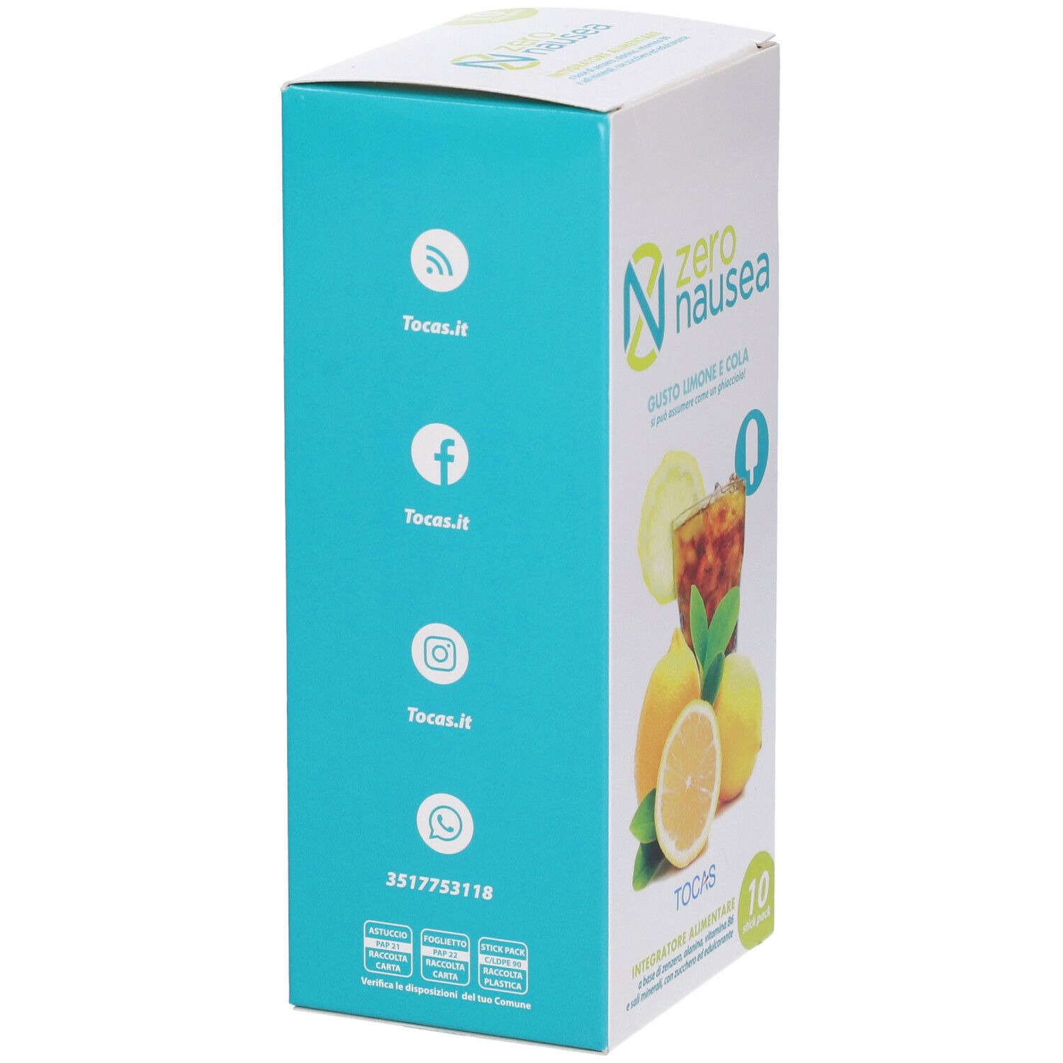 Zeronausea 10 Stick Pack 15 Ml