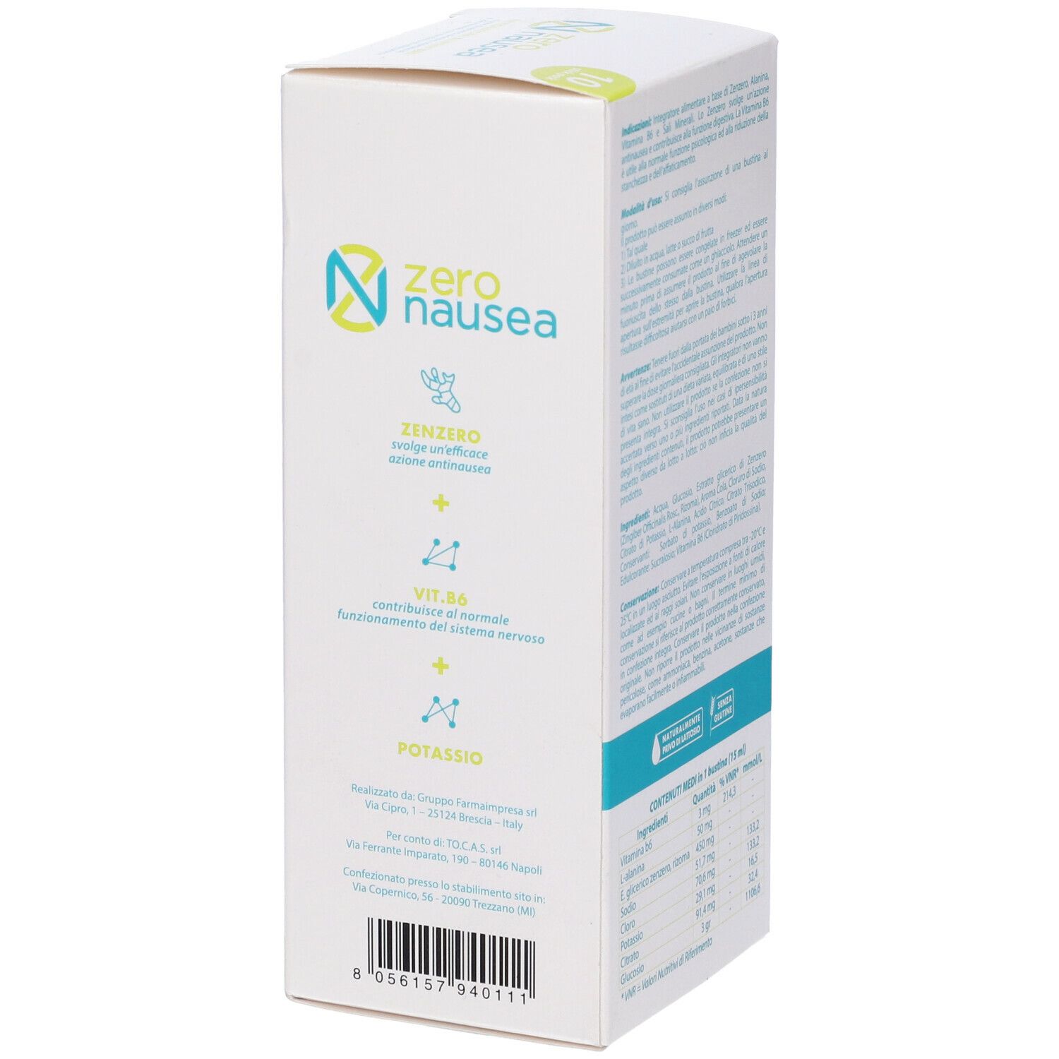 Zeronausea 10 Stick Pack 15 Ml