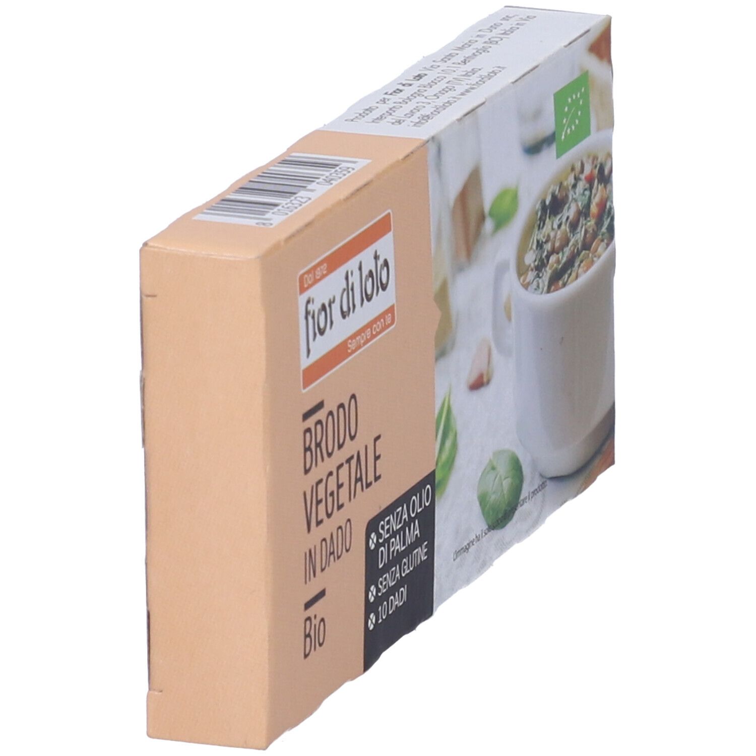 Brodo Vegetale Dado Senza Palma Senza Glutine