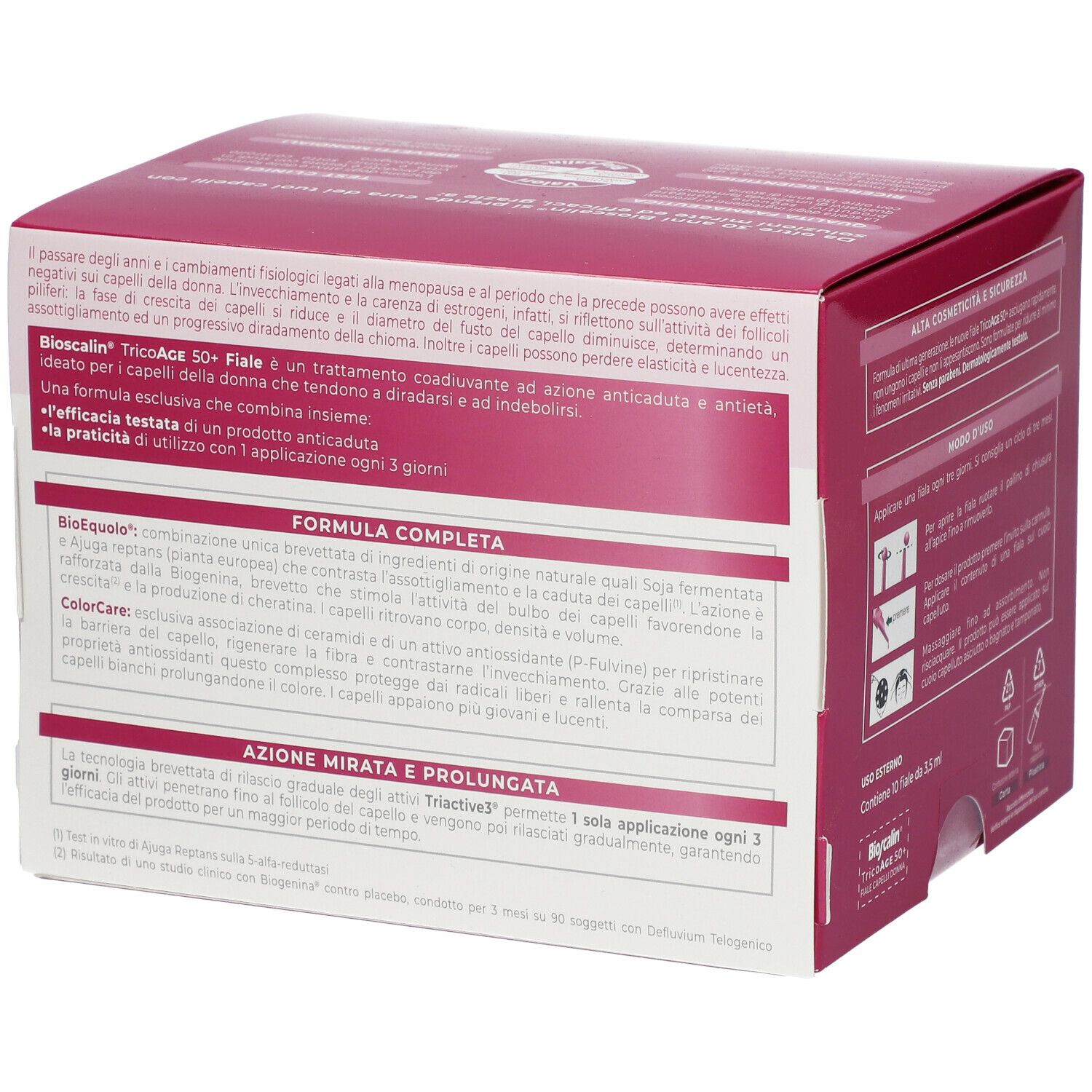 Bioscalin® TricoAGE 50+ Fiale Anticaduta Antietà