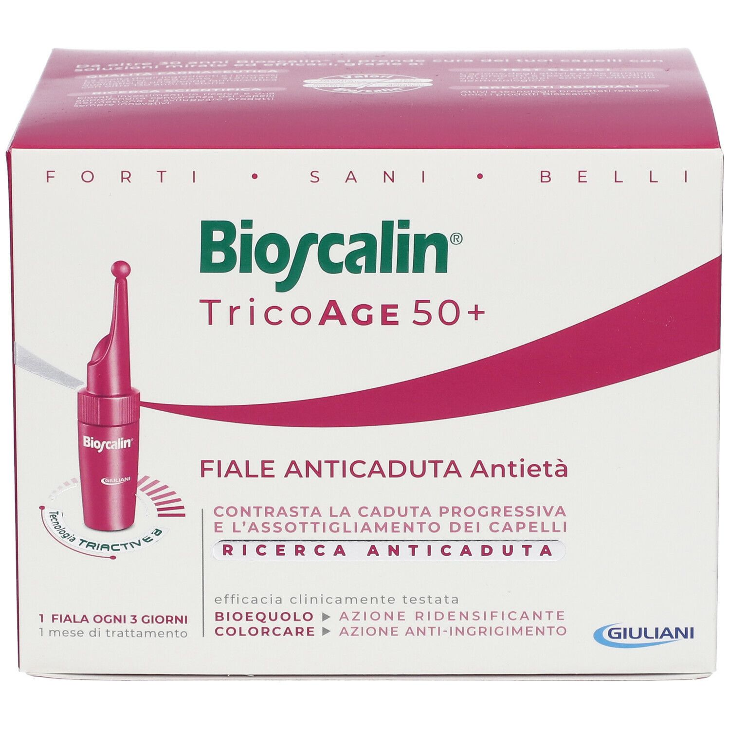 Bioscalin® TricoAGE 50+ Fiale Anticaduta Antietà