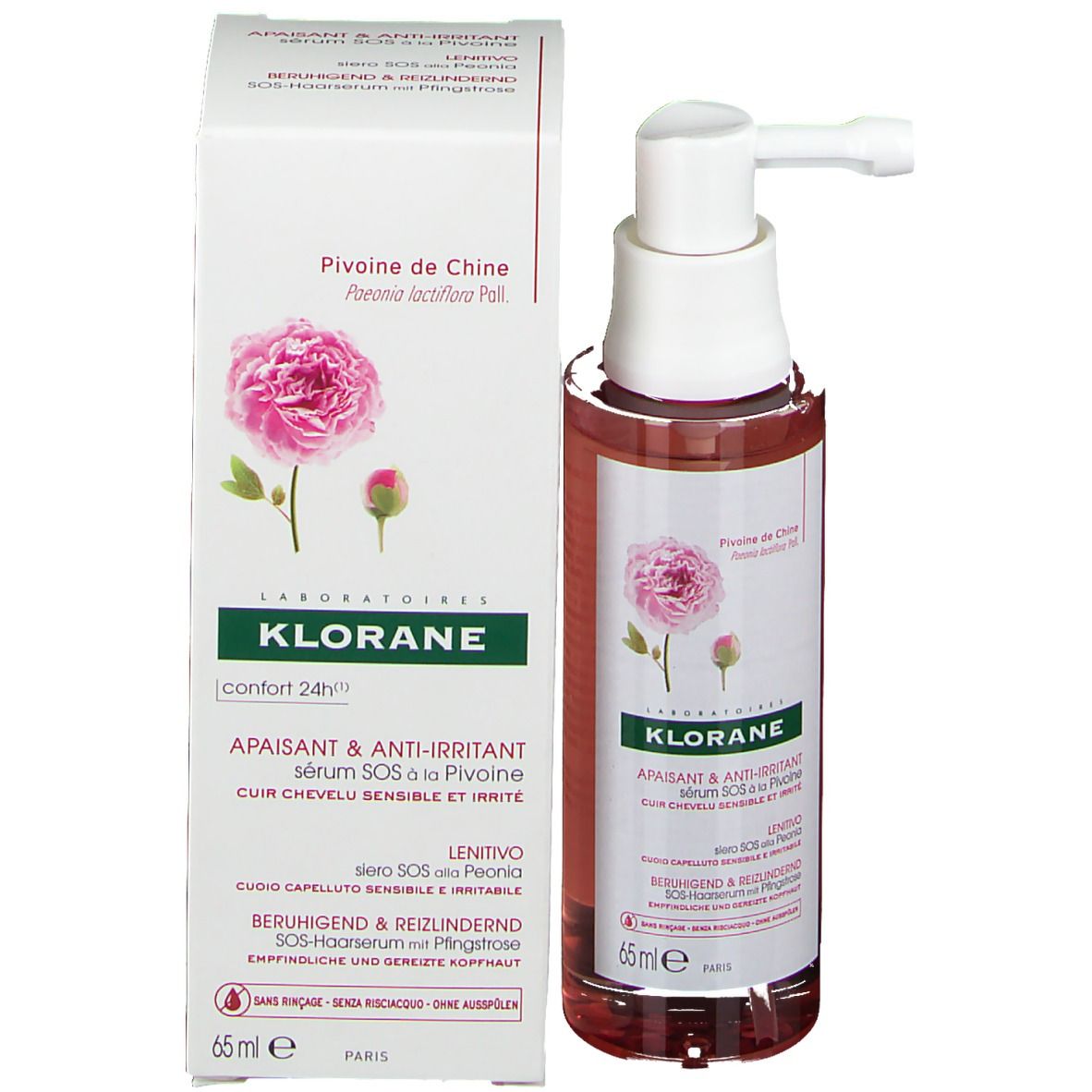 KLORANE Lenitivo Siero SOS alla Peonia