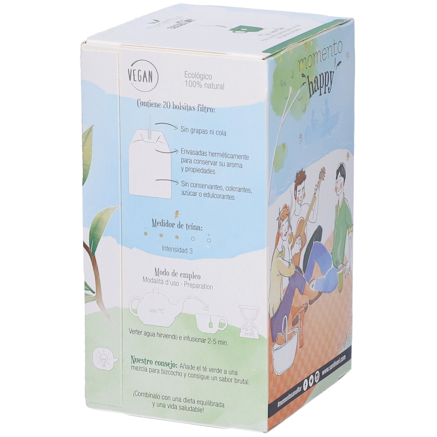 Sanaflor Te Verde Bio 20 Bustine 30 G