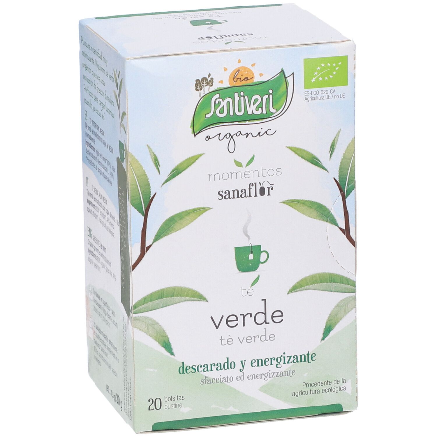 Sanaflor Te Verde Bio 20 Bustine 30 G